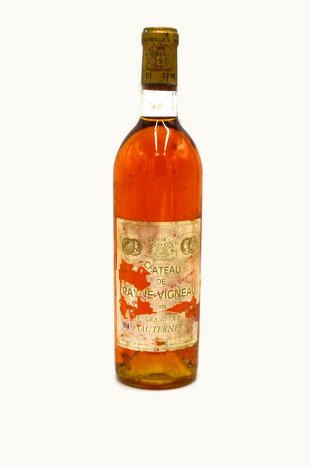 Château de Rayne Vigneau Château de Rayne Vigneau Sauternes Bordeaux, 1970