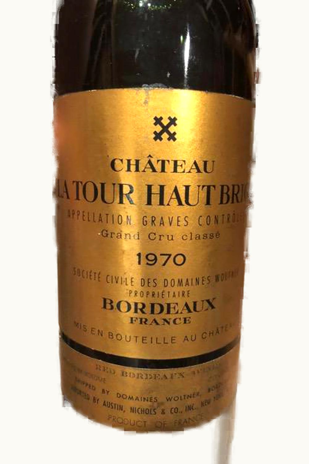 La Tour Haut-Brion La Tour Haut Brion Pessac Leognan Bordeaux, 1970
