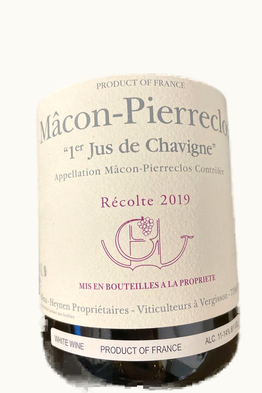 Guffens-Heynen Guffens-Heynen Premier Jus de Chavigne Macon Pierreclos, 2022