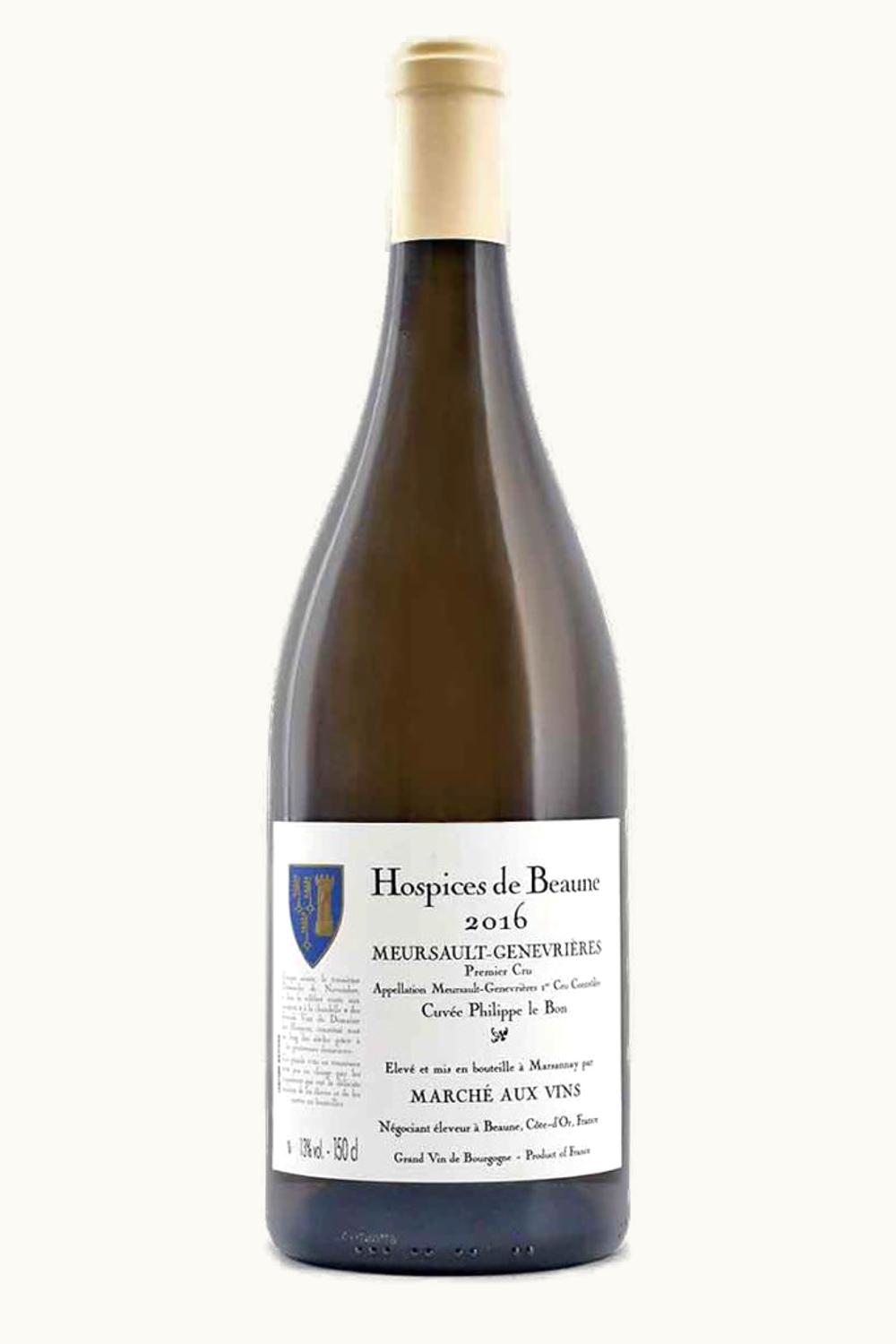Hospices de Beaune Hospices de Beaune Les Genevrieres Cuvee Philip Le Bon Meursault Premier Cru Cote Burgundy, 2022