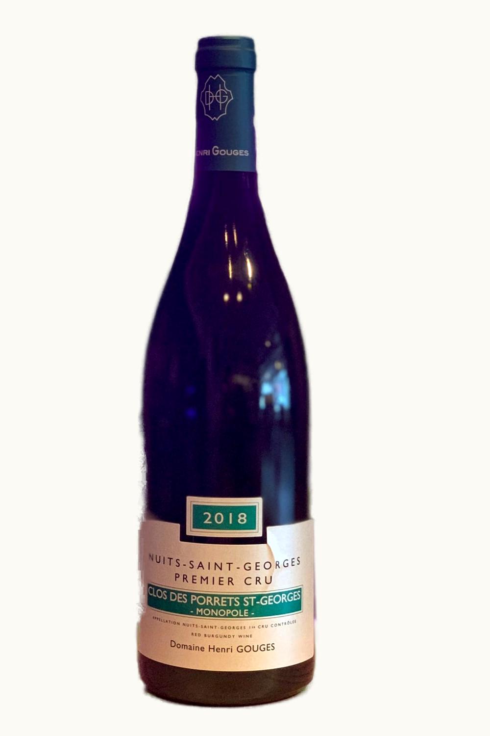 Domaine Henri Gouges Clos des Porrets-Monopole Nuits-St-Georges Premier Cru, 2021
