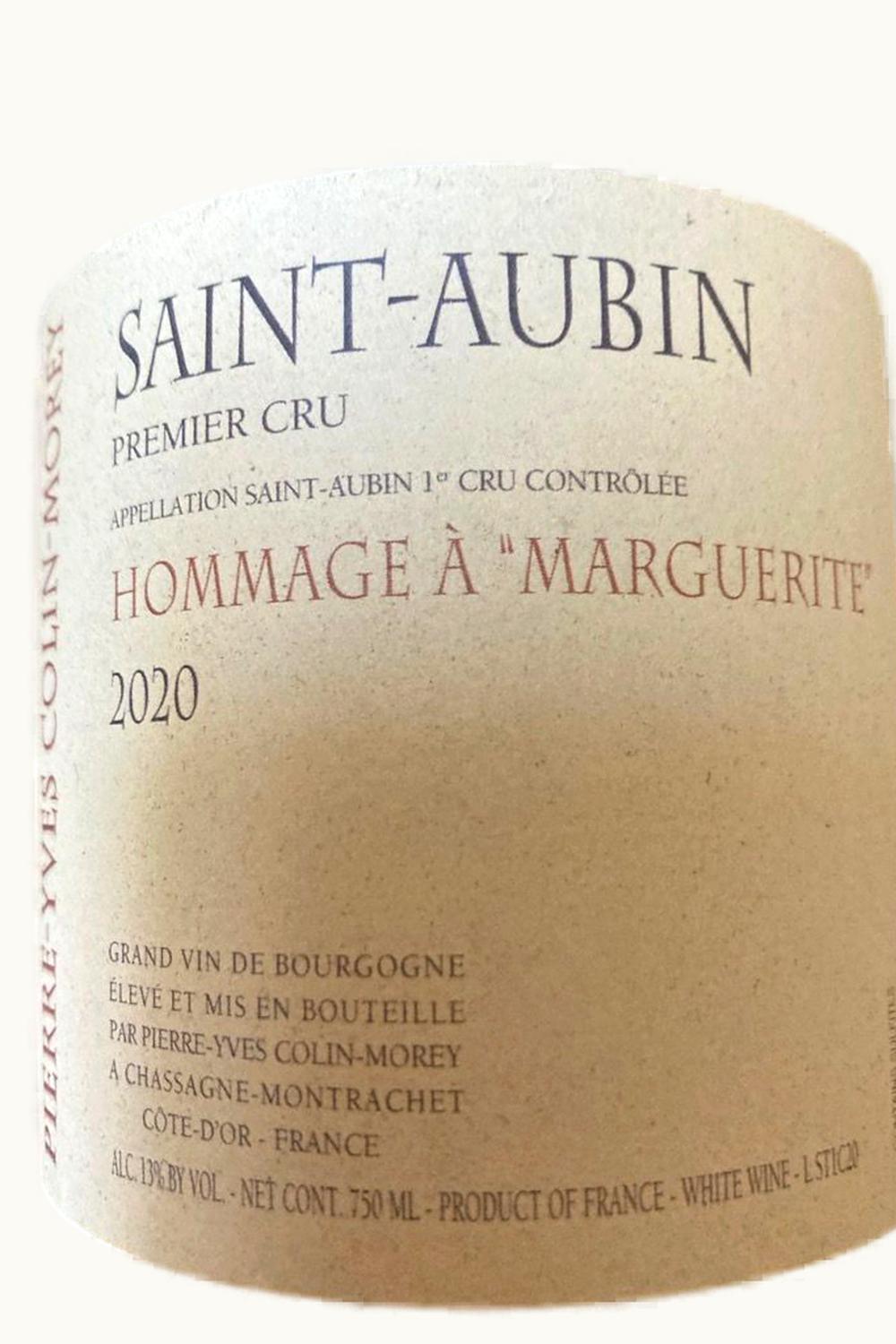 Pierre-Yves Colin-Morey Pierre-Yves Colin-Morey Hommage à Marguerite St-Aubin Premier Cru Côte de Beaune, 2020