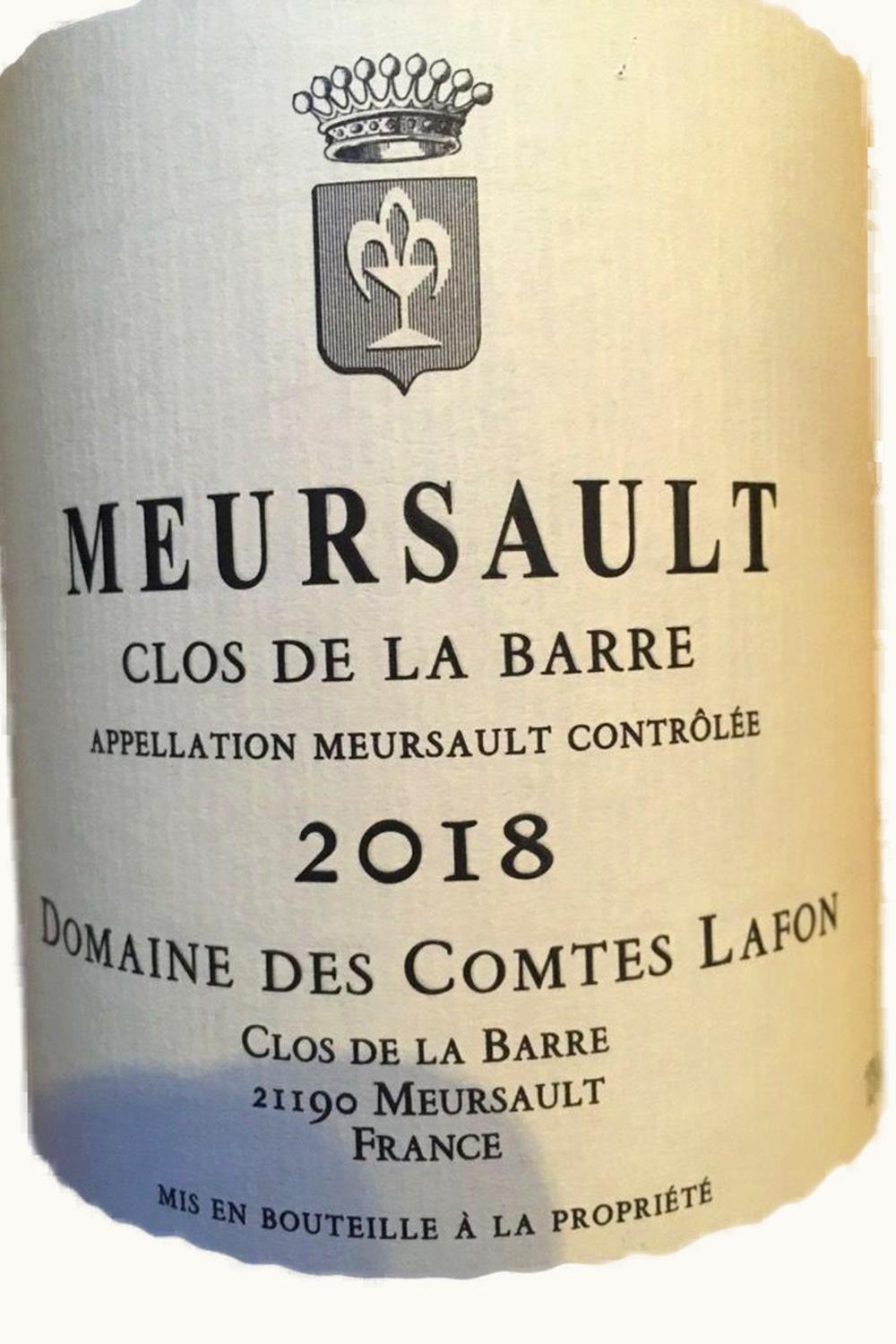 Domaine de Comte Lafon Domaine de Comte Lafon Clos de la Barre Meursault Premier Cru Côte de Beaune, 2018