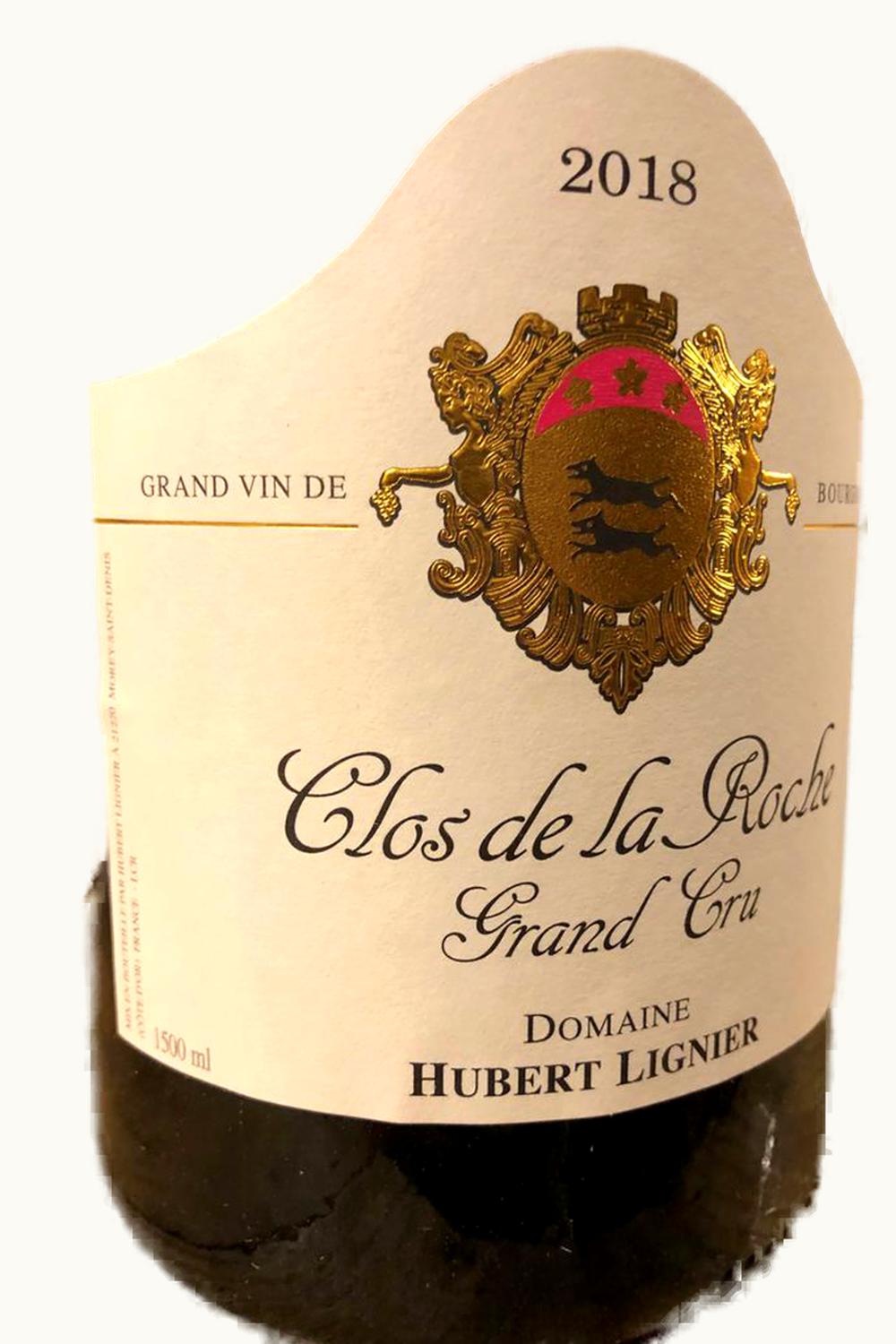 Domaine Hubert Lignier Domaine Hubert Lignier Clos de la Roche Grand Cru Morey St-Denis Côte de Nuits, 2018 UZ0645781