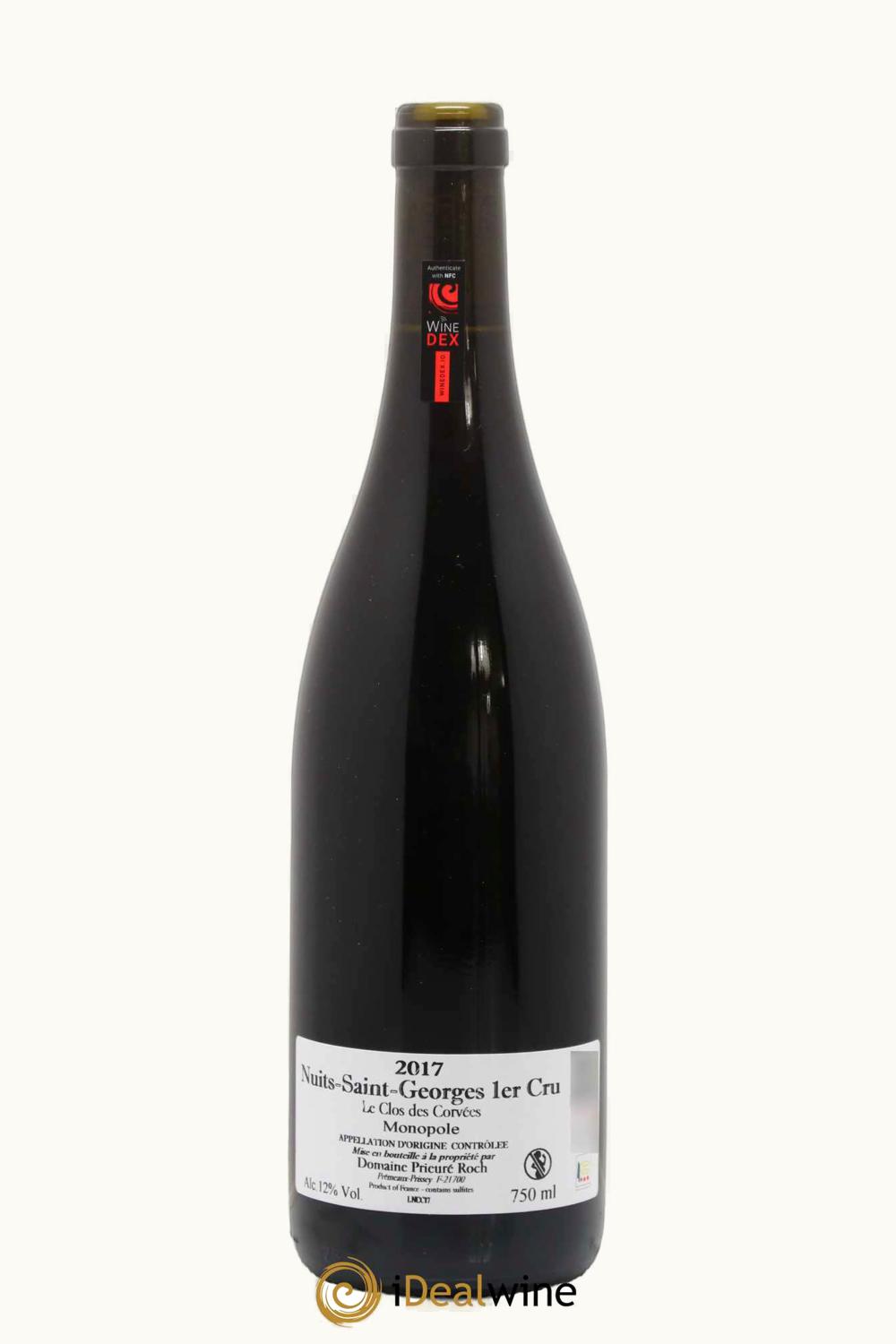 Domaine Prieur Roch Domaine Prieur Roch Le Clos de Corvée Nuit St George Premier Cru Côte, 2017