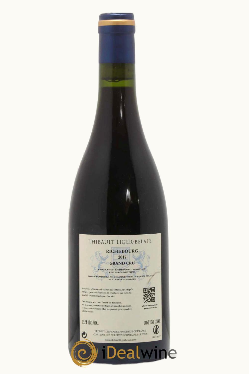 Domaine Thibault Liger-Belair Domaine Thibault Liger-Belair Grand Cru Richebourg Vosne-Romanée Côte de Nuit, 2017