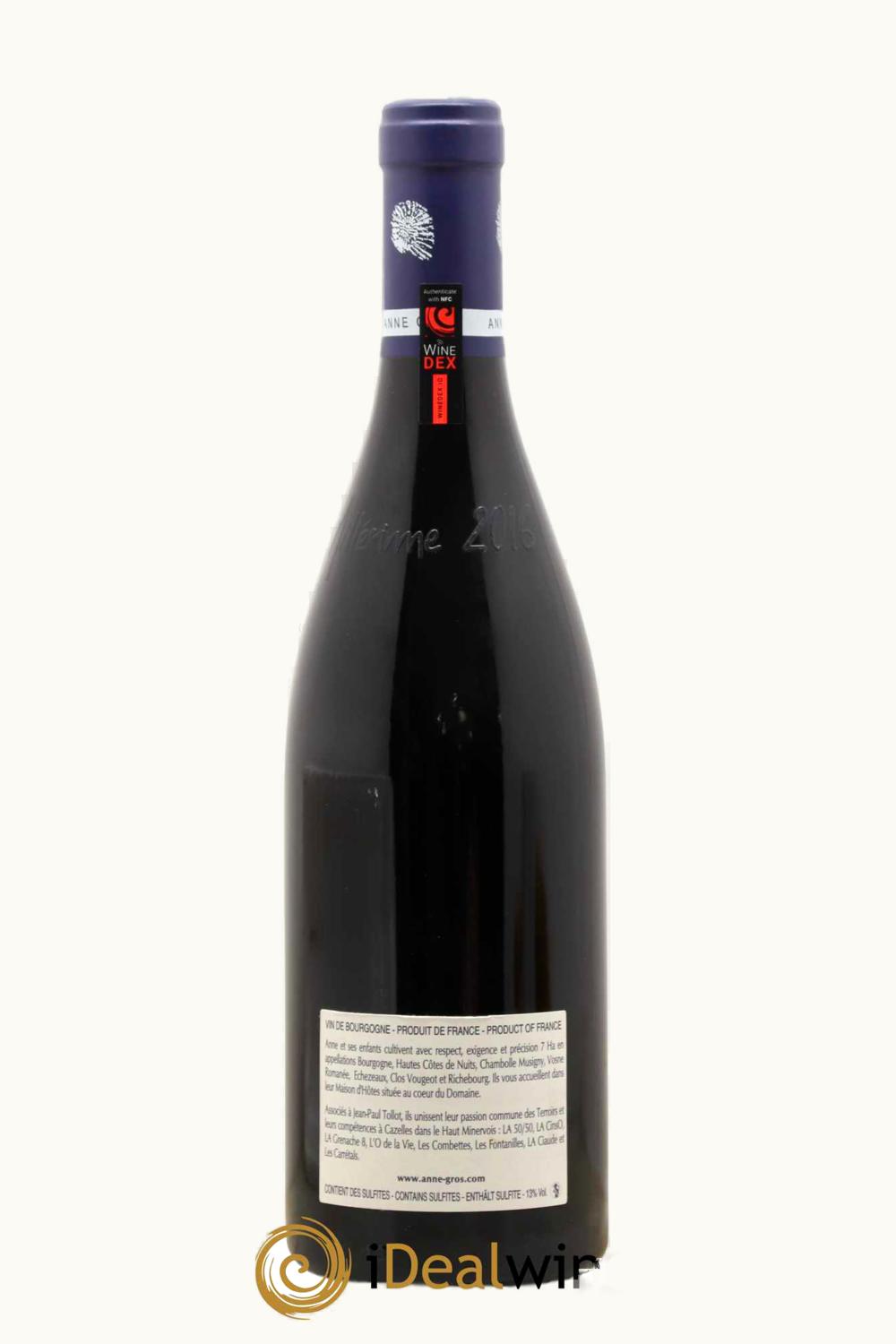 Domaine Anne Gros Domaine Anne Gros Grand Cru Richebourg Vosne-Romanée Côte de Nuit, 2016