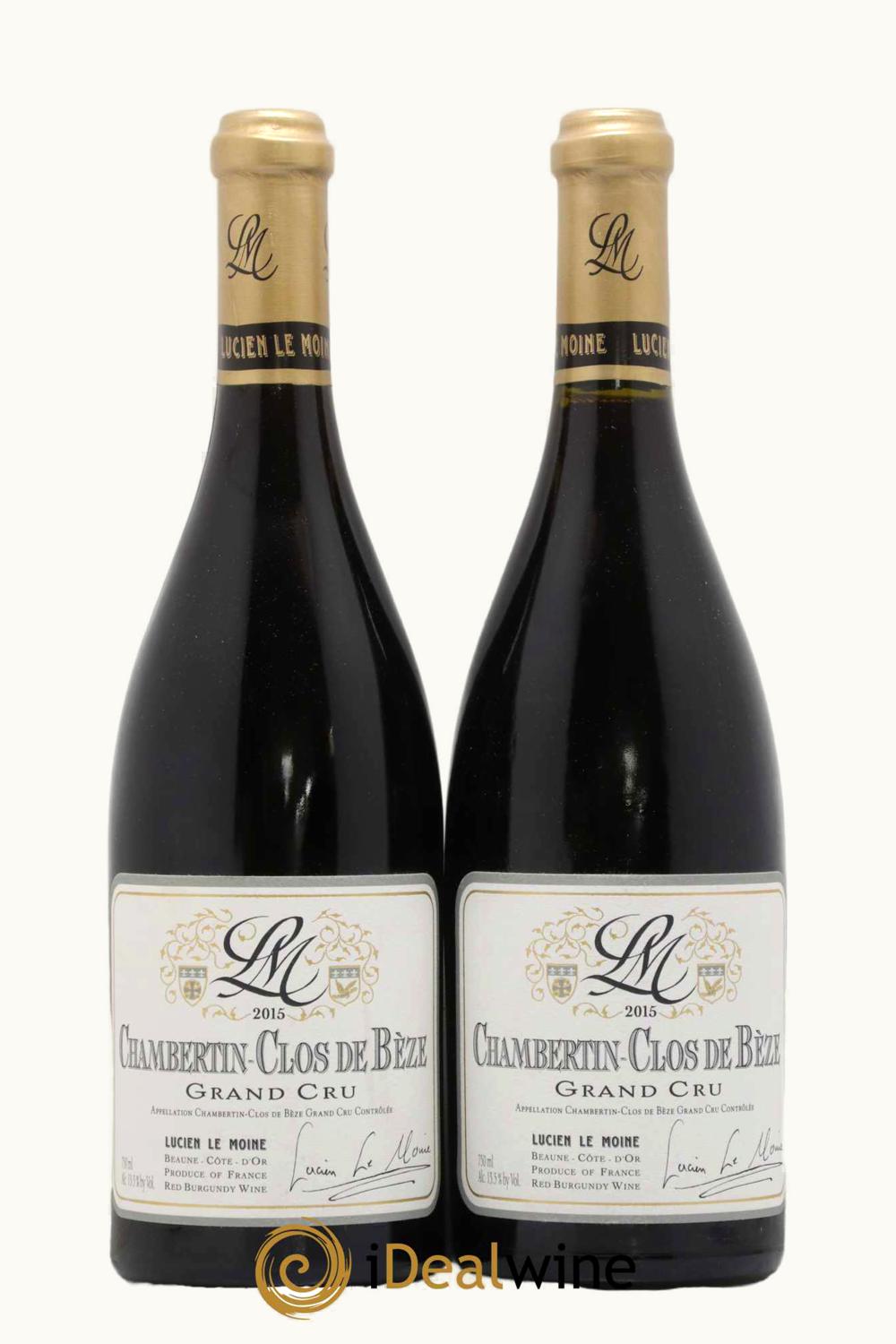 Lucien Le Moine Lucien Le Moine Grand Cru Côte de Nuit-Chambertin Clos de Bèze Gevrey, 2015