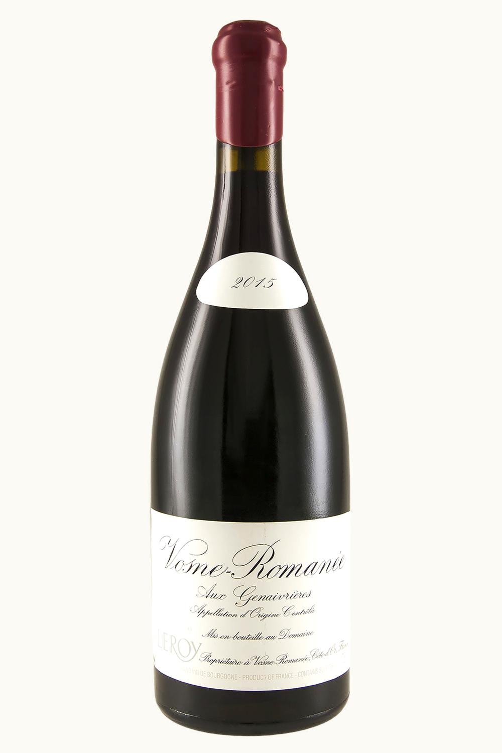 Domaine Leroy Domaine Leroy Les Génévrières Vosne-Romanée Côte de Nuit, 2015