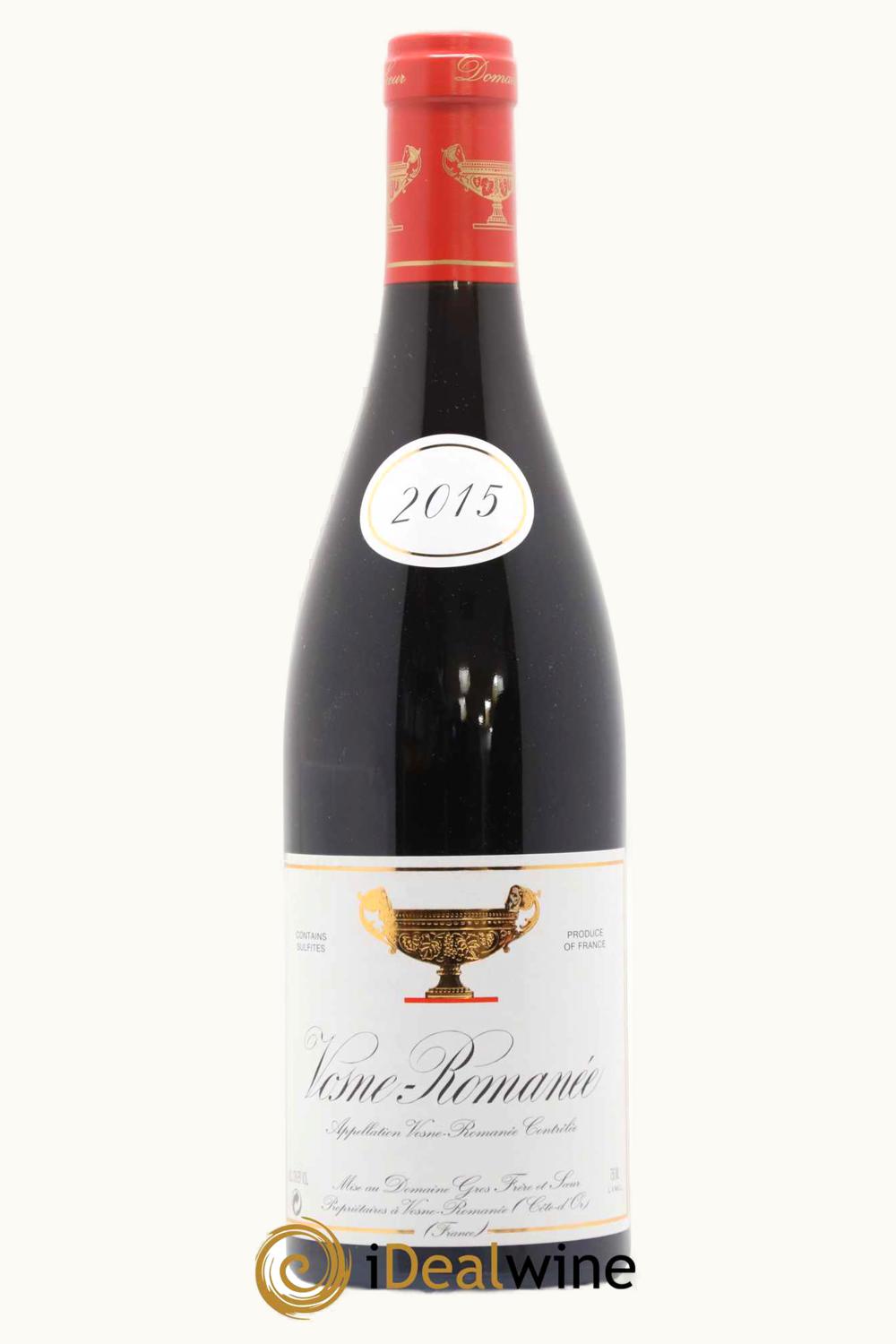 Domaine Gros Frère & Soeurs Domaine Gros Frère & Soeurs Richebourg Grand Cru Vosne-Romanée Côte de Nuit, 2015