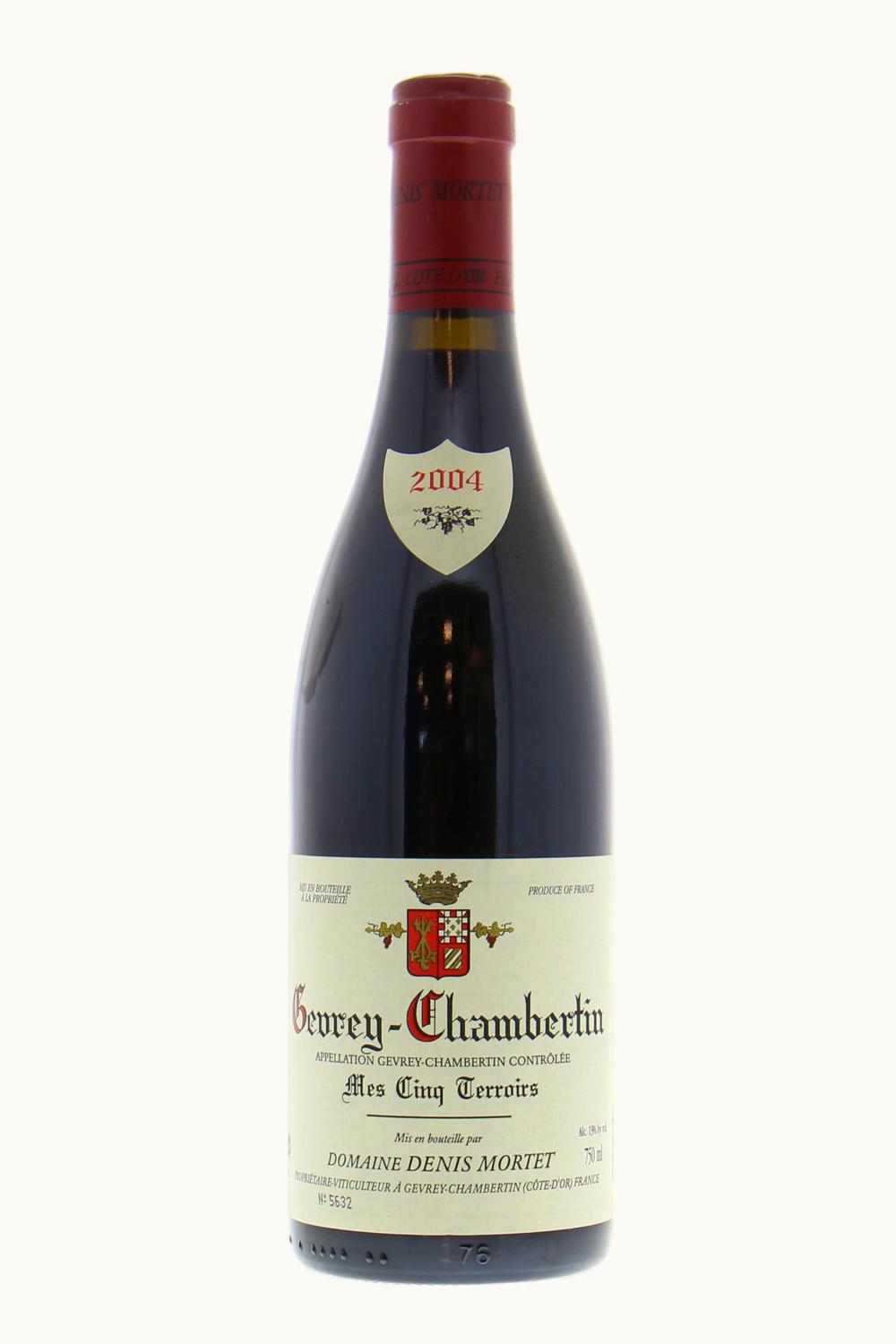 Domaine Denis Mortet Domaine Denis Mortet Mes Cinq Terroirs Gevrey-Chambertin Côte de Nuit, 2015