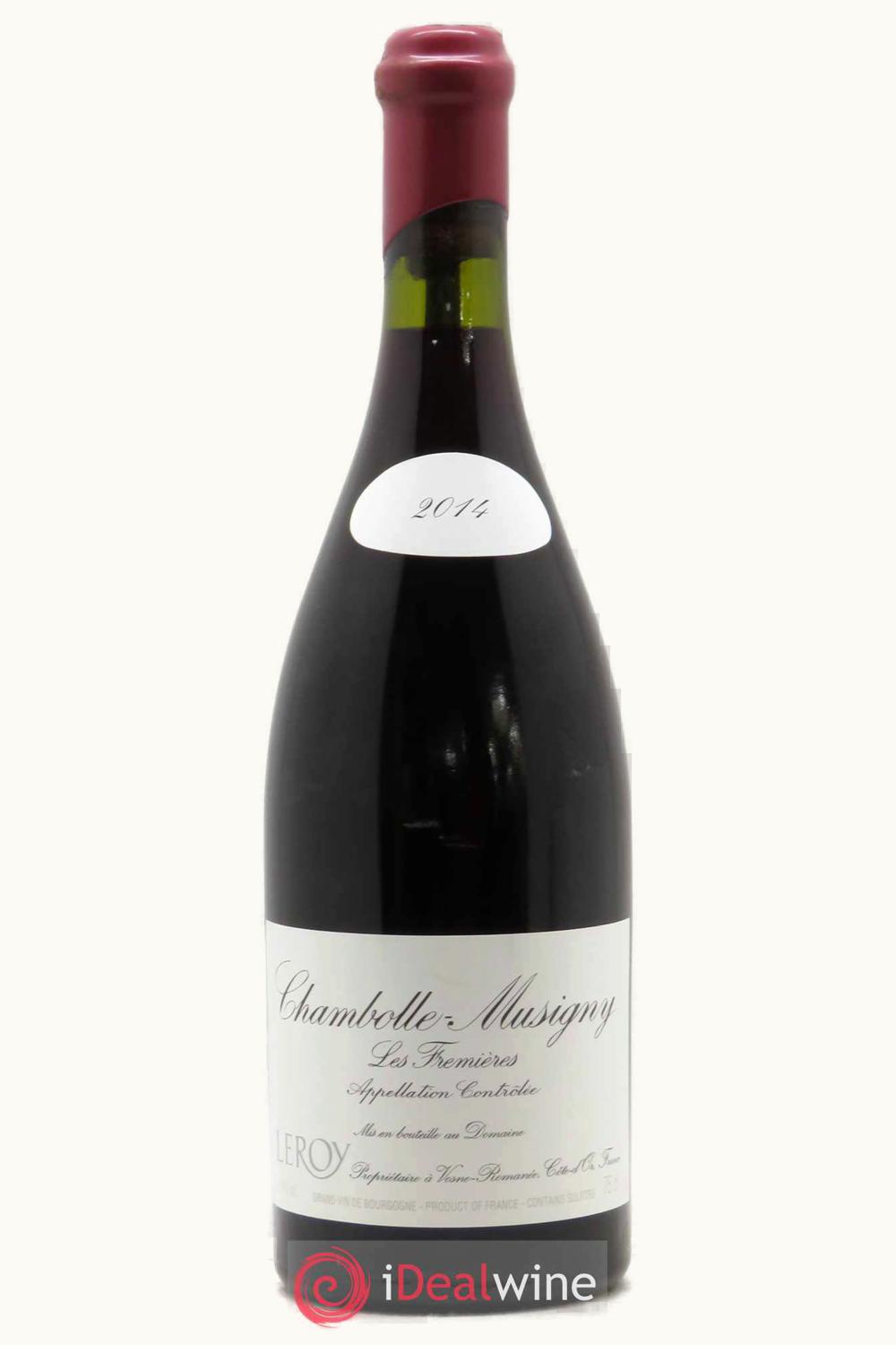 Domaine Leroy Domaine Leroy Les Frémieres Chambolle-Musigny Côte de Nuit, 2014