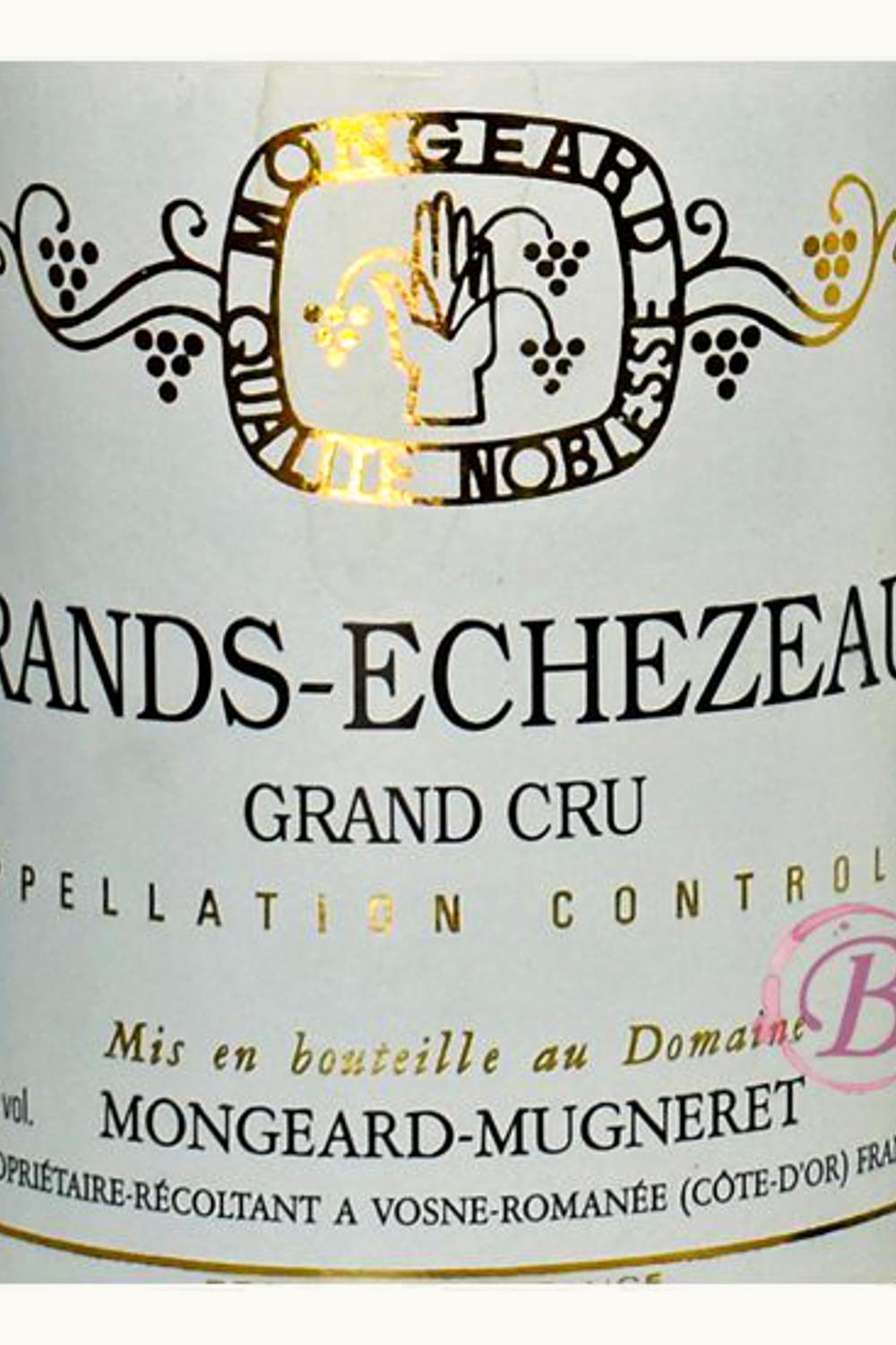 Domaine Mongeard-Mugneret Domaine Mongeard-Mugneret Grand Cru Échezeaux Flagey Côte de Nuit, 2014