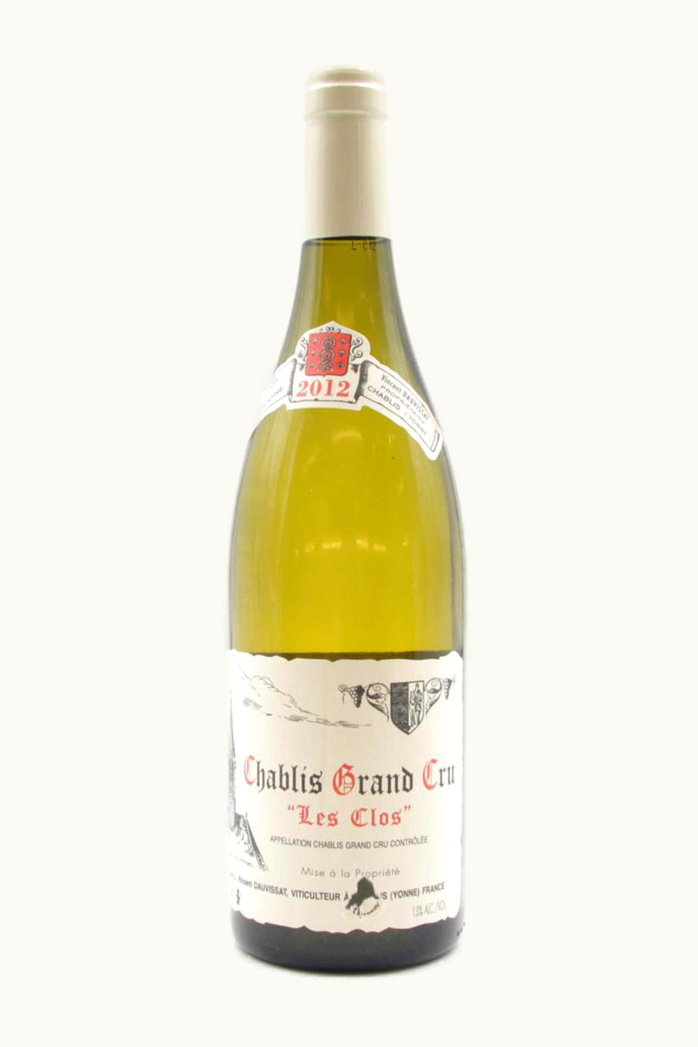 Domaine René & Vincent Dauvissat Domaine René & VIncent Dauvissat Camus Les Clos Chablis Grand Cru, 2012