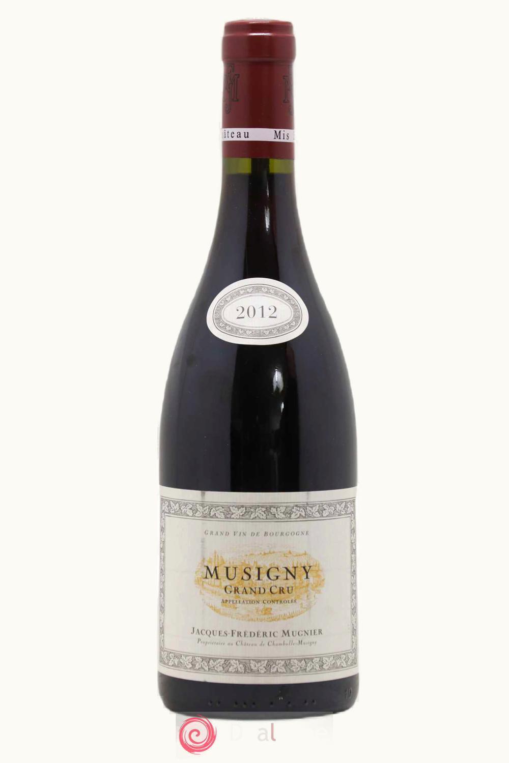 Domaine Jacques-Frédéric Mugnier Domaine Jacques-Frédéric Mugnier Grand Cru Le Musigny Chambolle Côte de Nuit, 2012