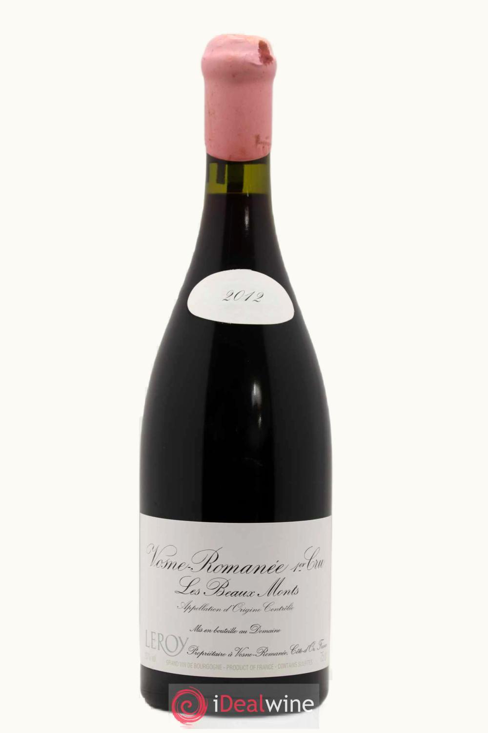 Domaine Leroy Domaine Leroy Les Beaux Monts Vosne-Romanée Premier Cru Côte de Nuit, 2012