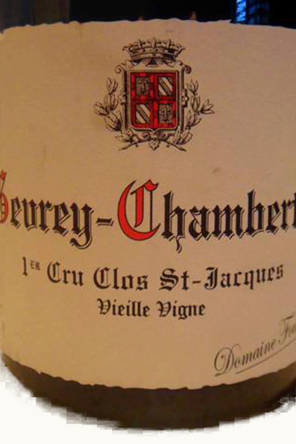 Domaine Fourrier Domaine Fourrier Clos St-Jacques Gevrey Chambertin Premier Cru Côte de Nuit, 2012