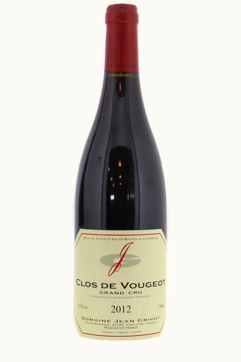 Domaine Jean Grivot Domaine Jean Grivot Grand Cru Côte Nuit Clos de Vougeot, 2012