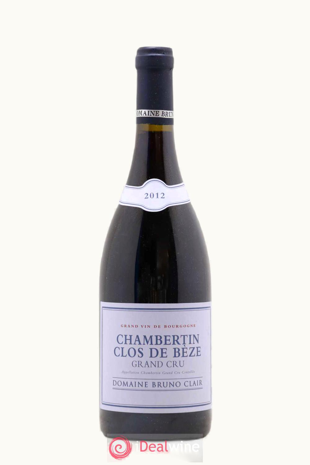 Domaine Bruno Clair Domaine Bruno Clair Grand Cru Côte Nuit-Chambertin Clos de Bèze Gevrey, 2012
