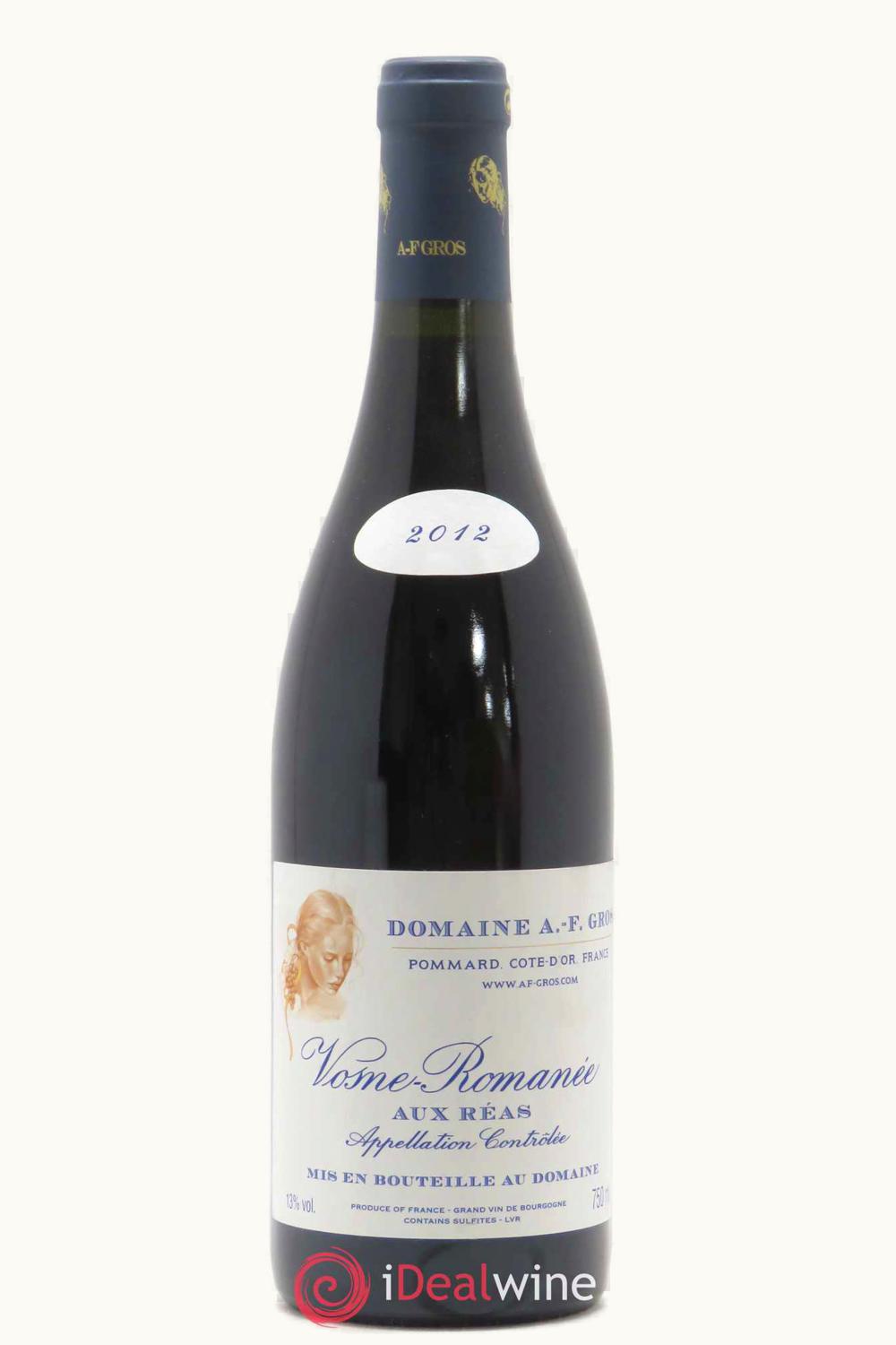 Domaine A. F. Gros Domaine A. F. Gros Aux Réas Vosne-Romanée Côte de Nuit, 2012