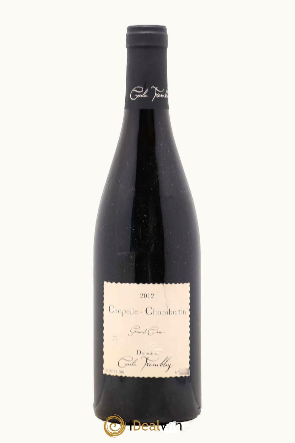 Domaine Cécile Tremblay Domaine Cécile Tremblay Grand Cru Chapelle-Chambertin Gevrey Côte de Nuit, 2012
