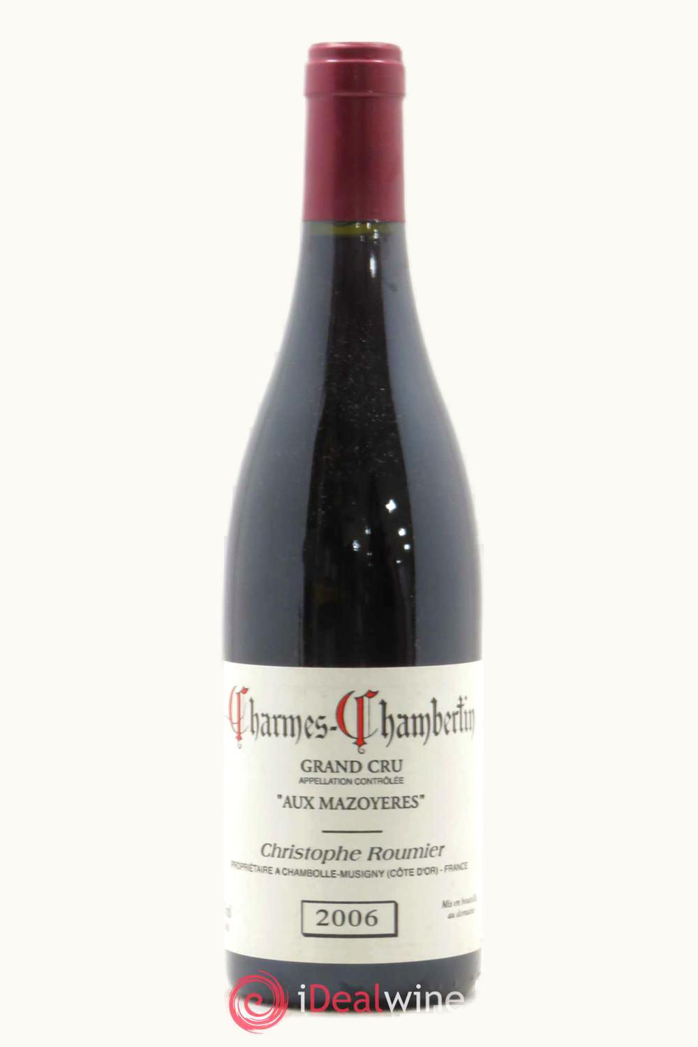 Domaine George Christoph Roumier Domaine George Christoph Roumier Charmes-Chambertin Grand Cru Aux Mazoyères Gevrey Côte de Nuit, 2011