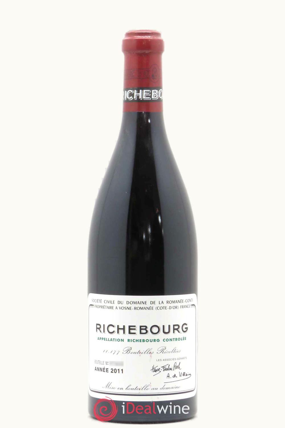 Domaine de la Romanée-Conti Domaine de la Romanée-Conti Grand Cru Côte Nuit Richebourg Vosne, 2011