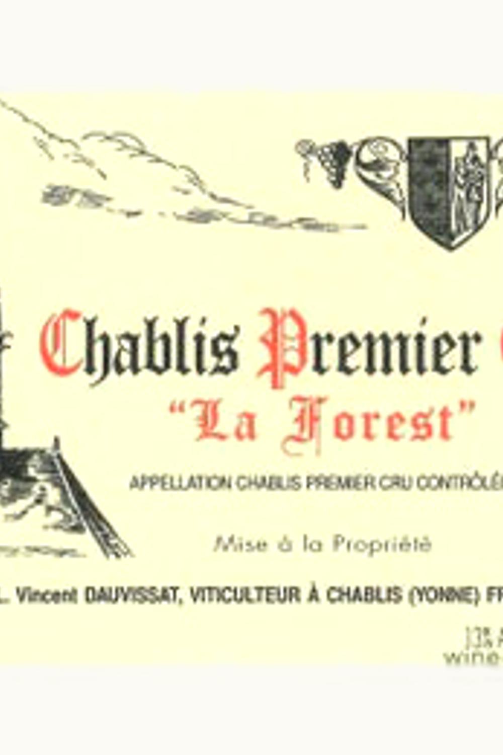 Domaine René & Vincent Dauvissat Domaine René & VIncent Dauvissat Camus La Forest Chablis Premier Cru, 2011