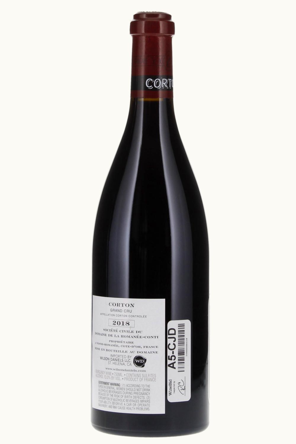 Domaine de la Romanée-Conti Domaine de la Romanée-Conti Côte Beaune Corton Grand Cru Aloxe, 2011