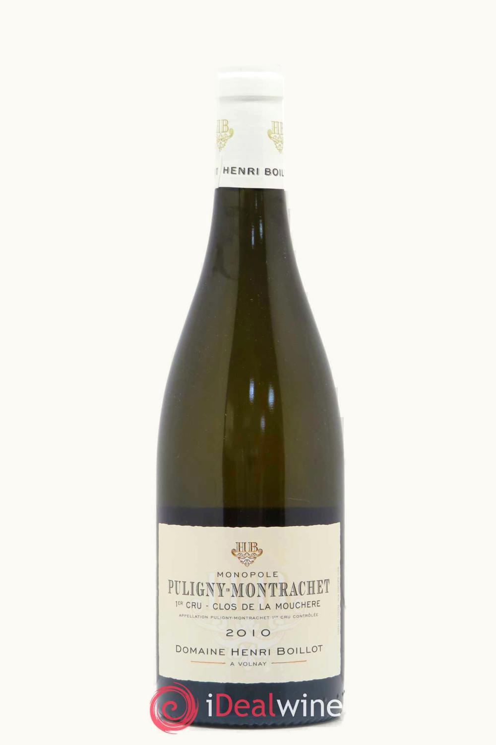 Domaine Henri Boillot Domaine Henri Boillot Clos de la Mouchère Monopole Puligny-Montrachet Premier Cru Côte Beaune, 2010