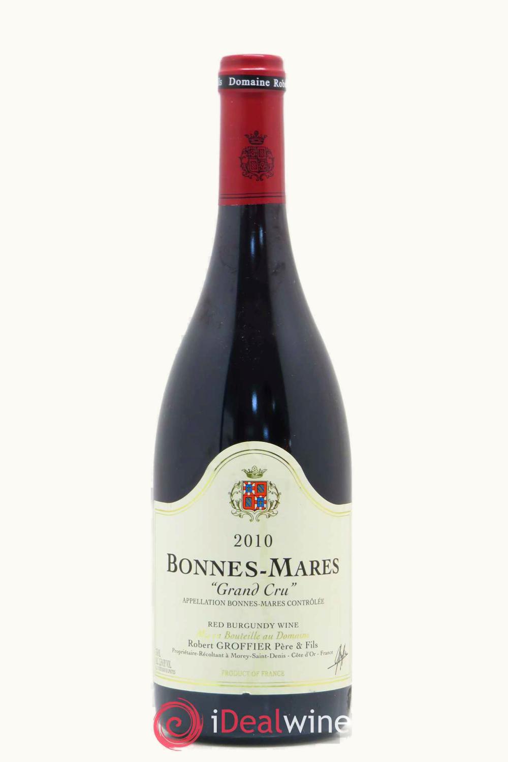 Domaine Robert Groffier Domaine Robert Groffier Grand Cru Bonnes Mares Chambolle-Musigny Côte de Nuit, 2010