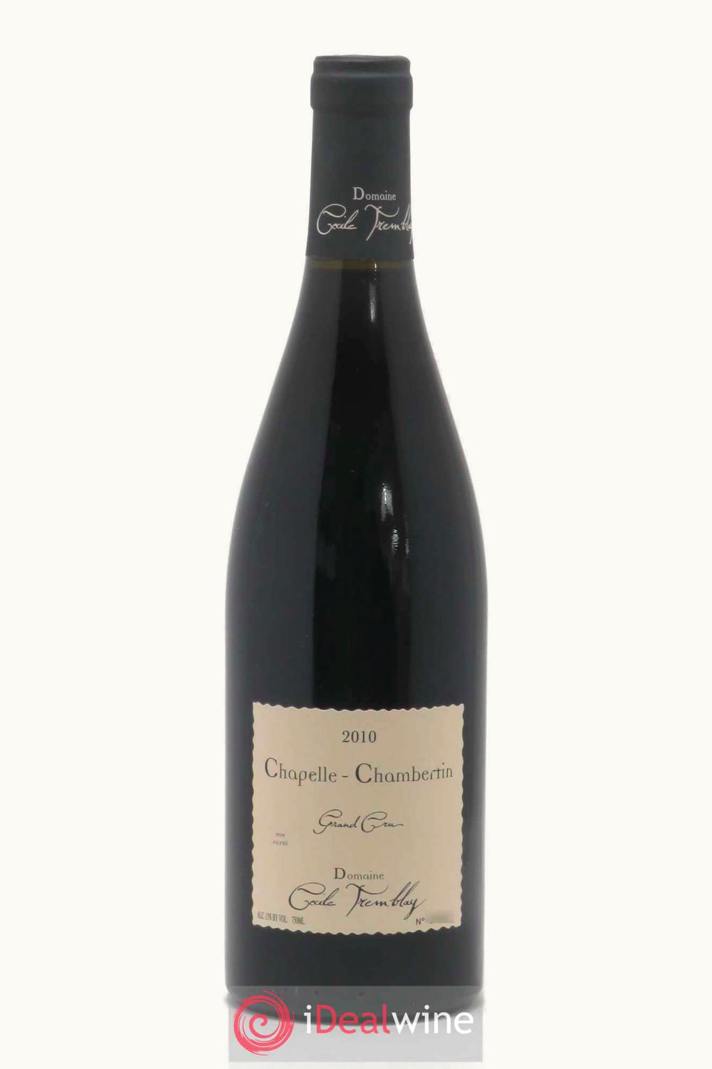 Domaine Cécile Tremblay Domaine Cécile Tremblay Grand Cru Chapelle-Chambertin Gevrey Côte de Nuit, 2010
