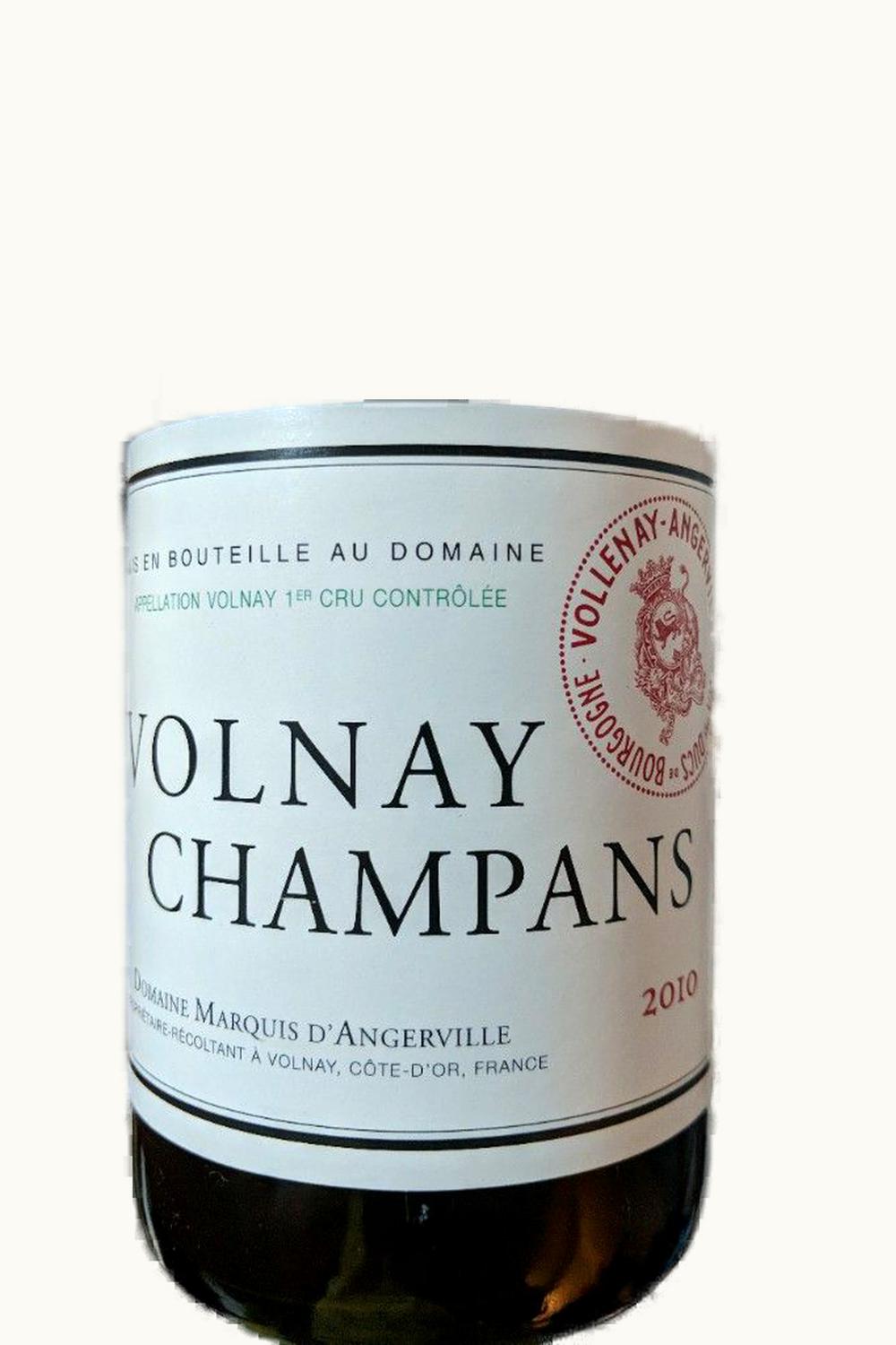 Domaine Marquis d'Angerville Domaine Marquis d'Angerville Champans Volnay Premier Cru Côte de Beaune, 2010