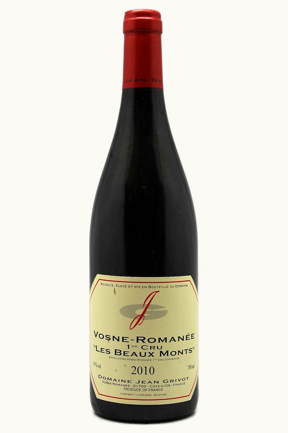 Domaine Jean Grivot Domaine Jean Grivot Les Beaux Monts Vosne-Romanée Premier Cru Côte de Nuit, 2010