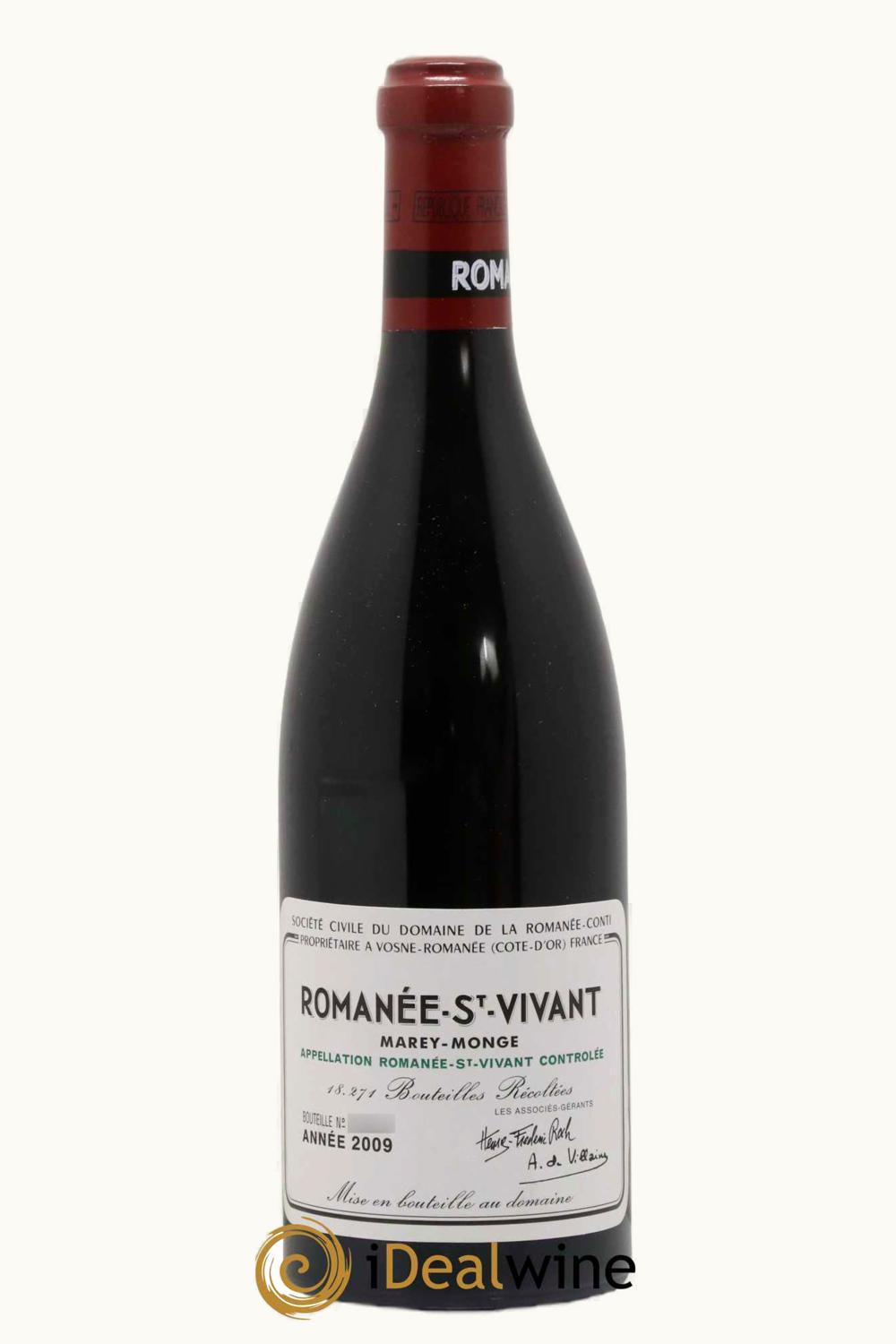 Domaine de la Romanée-Conti Domaine de la Romanée-Conti St. Vivant Grand Cru Côte de Nuit Vosne, 2009