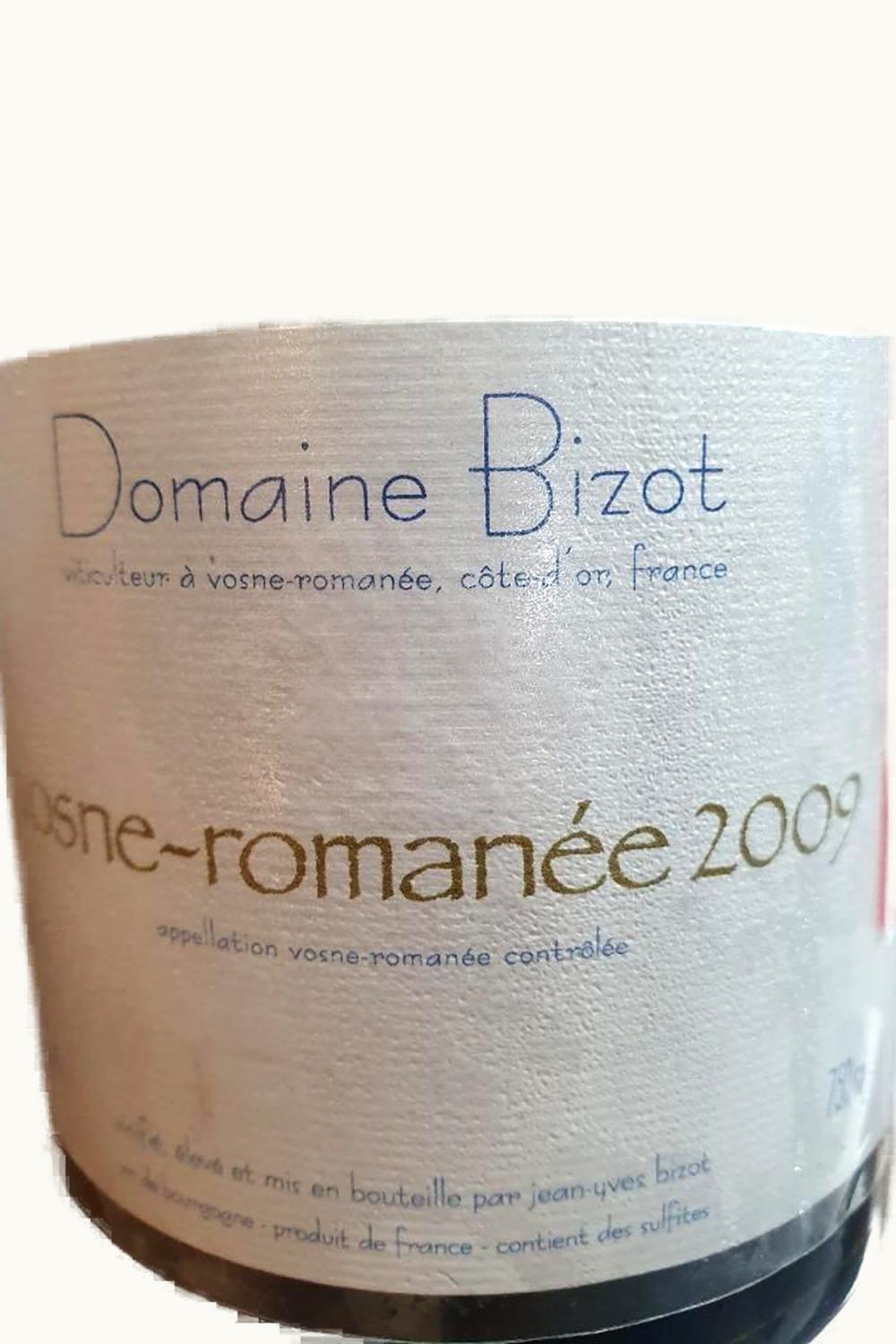 Domaine Jean-Yves Bizot Domaine Jean-Yves Bizot Vosne-Romanée Côte de Nuit, 2009