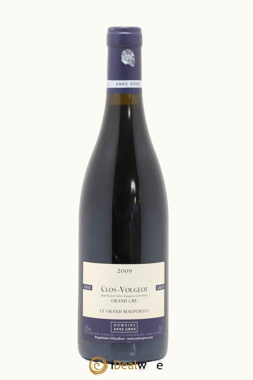 Domaine Anne Gros Domaine Anne Gros Grand Cru Le Maupertui Côte Nuit Clos de Vougeot, 2009