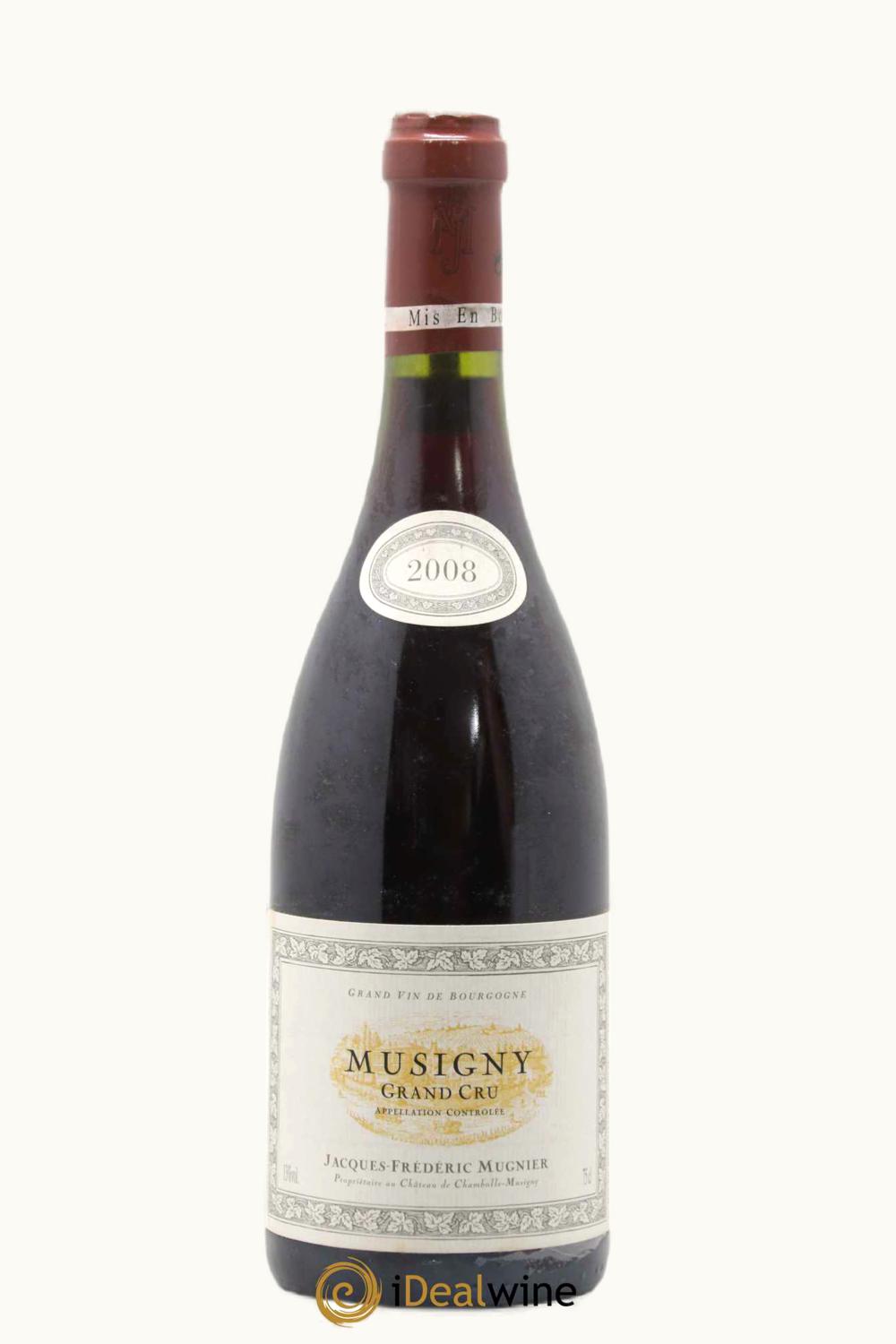 Domaine Jacques-Frédéric Mugnier Domaine Jacques-Frédéric Mugnier Grand Cru Le Musigny Chambolle Côte de Nuit, 2008