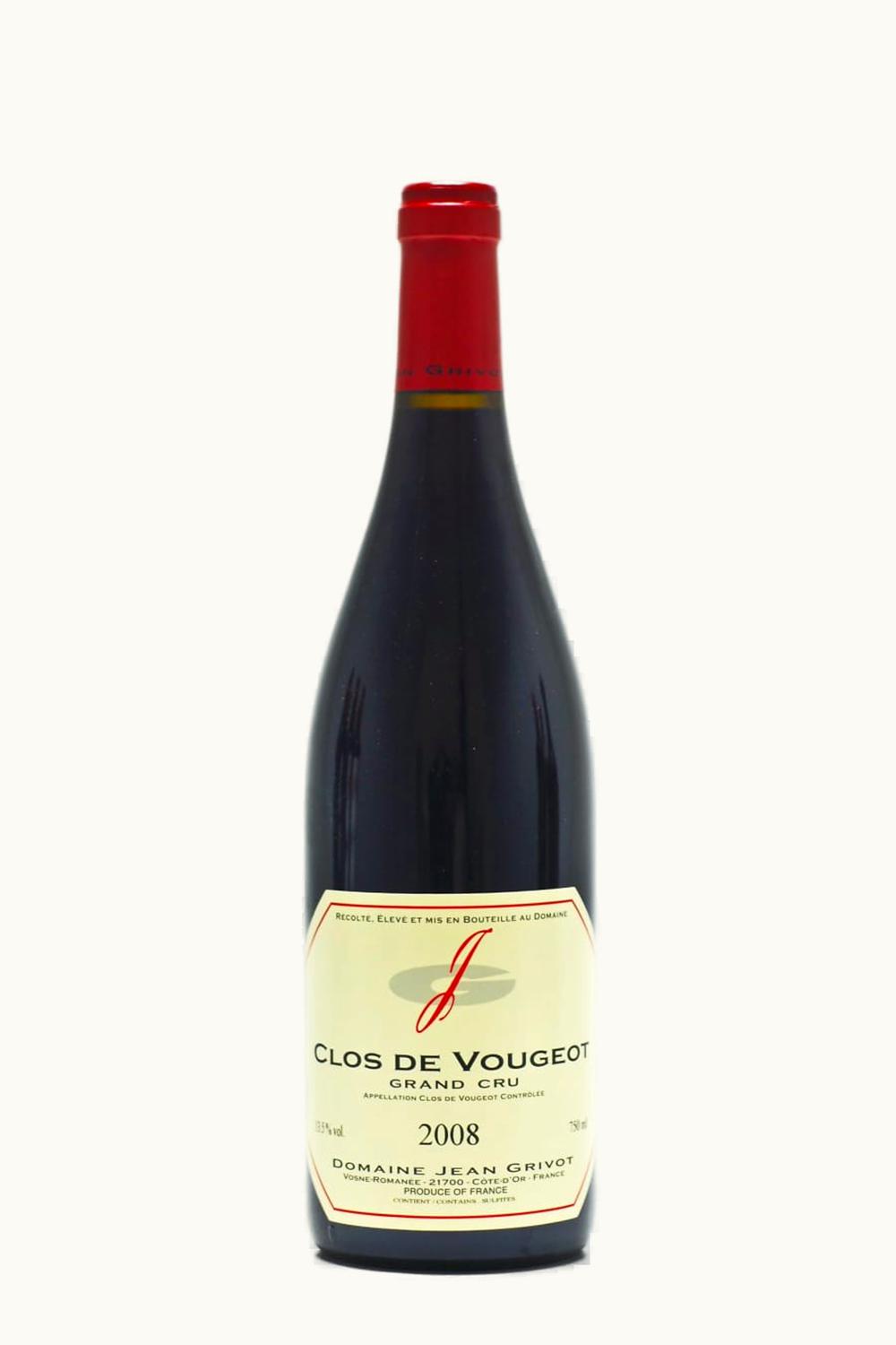 Domaine Jean Grivot Domaine Jean Grivot Grand Cru Côte de Nuit Clos de Vougeot, 2008