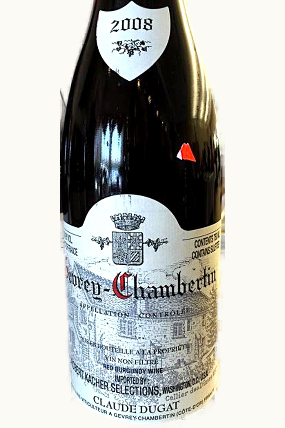 Claude Dugat Claude Dugat Gevrey-Chambertin Côte de Nuit, 2008