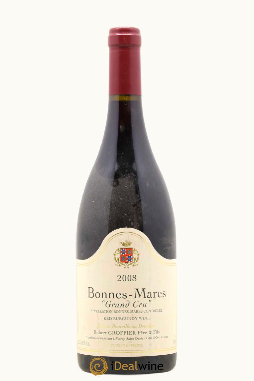 Domaine Robert Groffier Domaine Robert Groffier Grand Cru Bonnes Mares Chambolle-Musigny Côte de Nuit, 2008