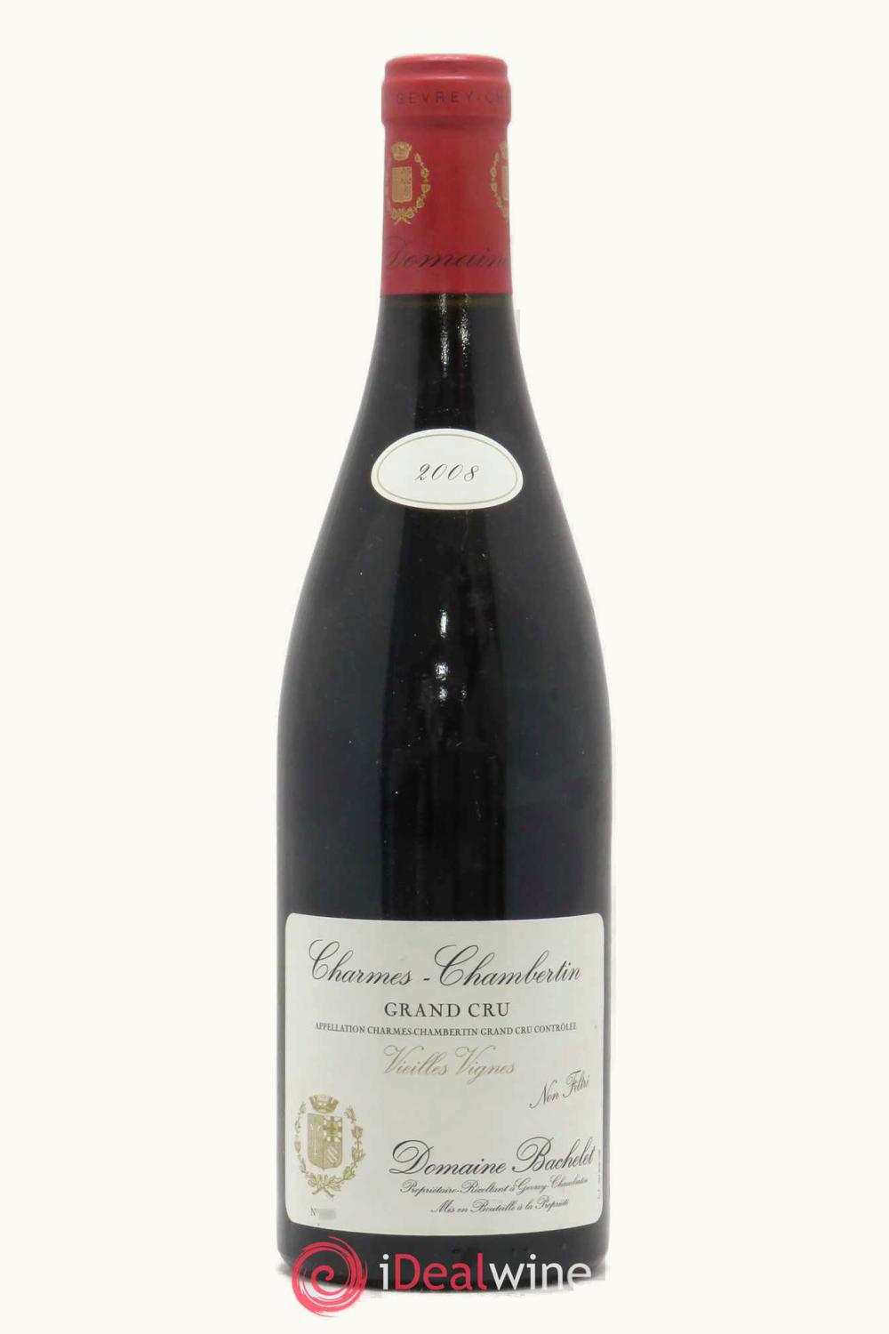 Domaine Denis Bachelet Grand Cru Vieilles Vignes Charmes-Chambertin Gevrey Côte de Nuit, 2008