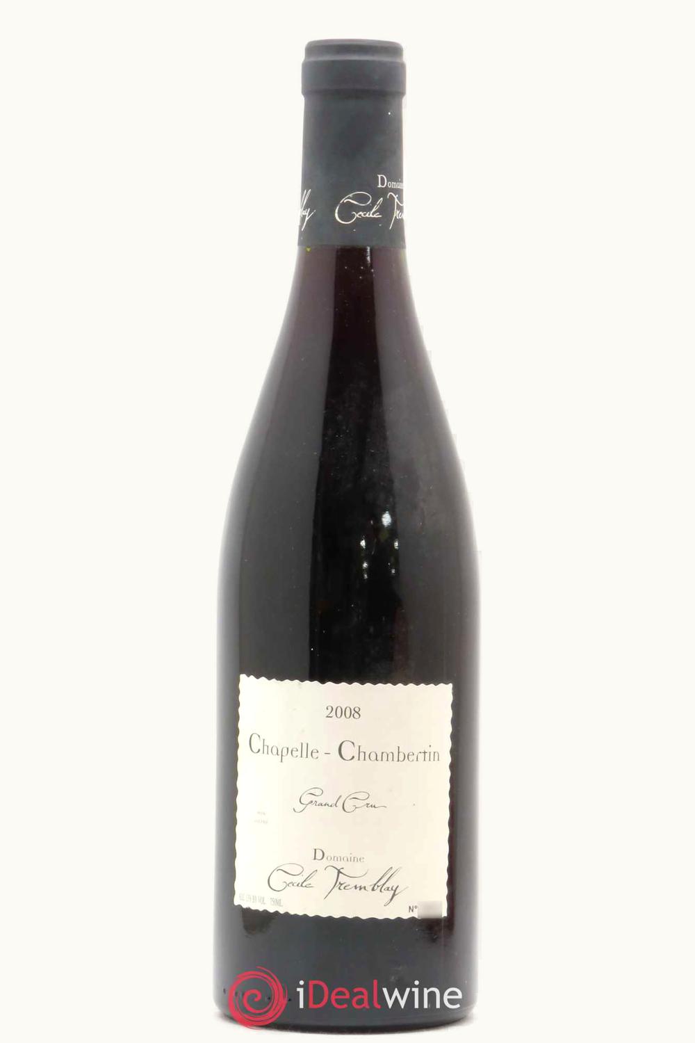 Domaine Cécile Tremblay Domaine Cécile Tremblay Grand Cru Chapelle-Chambertin Gevrey Côte de Nuit, 2008