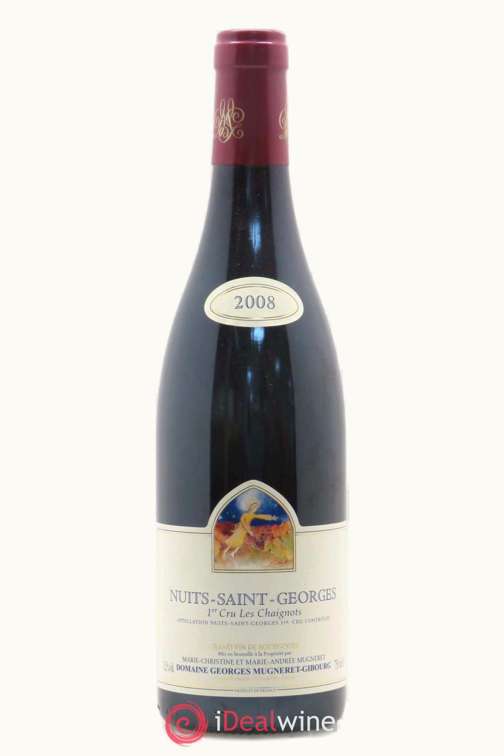 Domaine Georges Mugneret-Gibourg Domaine Georges Mugneret-Gibourg Les Chaignots Nuit-St-Premier Cru Aux Côte de Burgundy, 2008