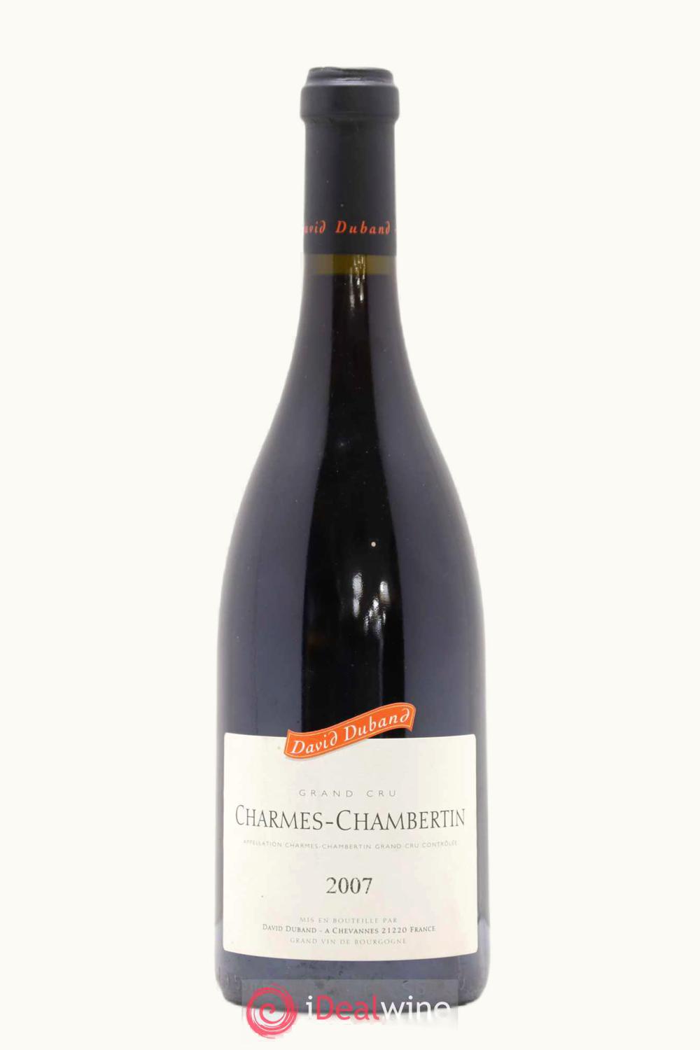 Domaine David Duband Domaine David Duband Grand Cru Charmes-Chambertin Gevrey Côte de Nuit, 2007