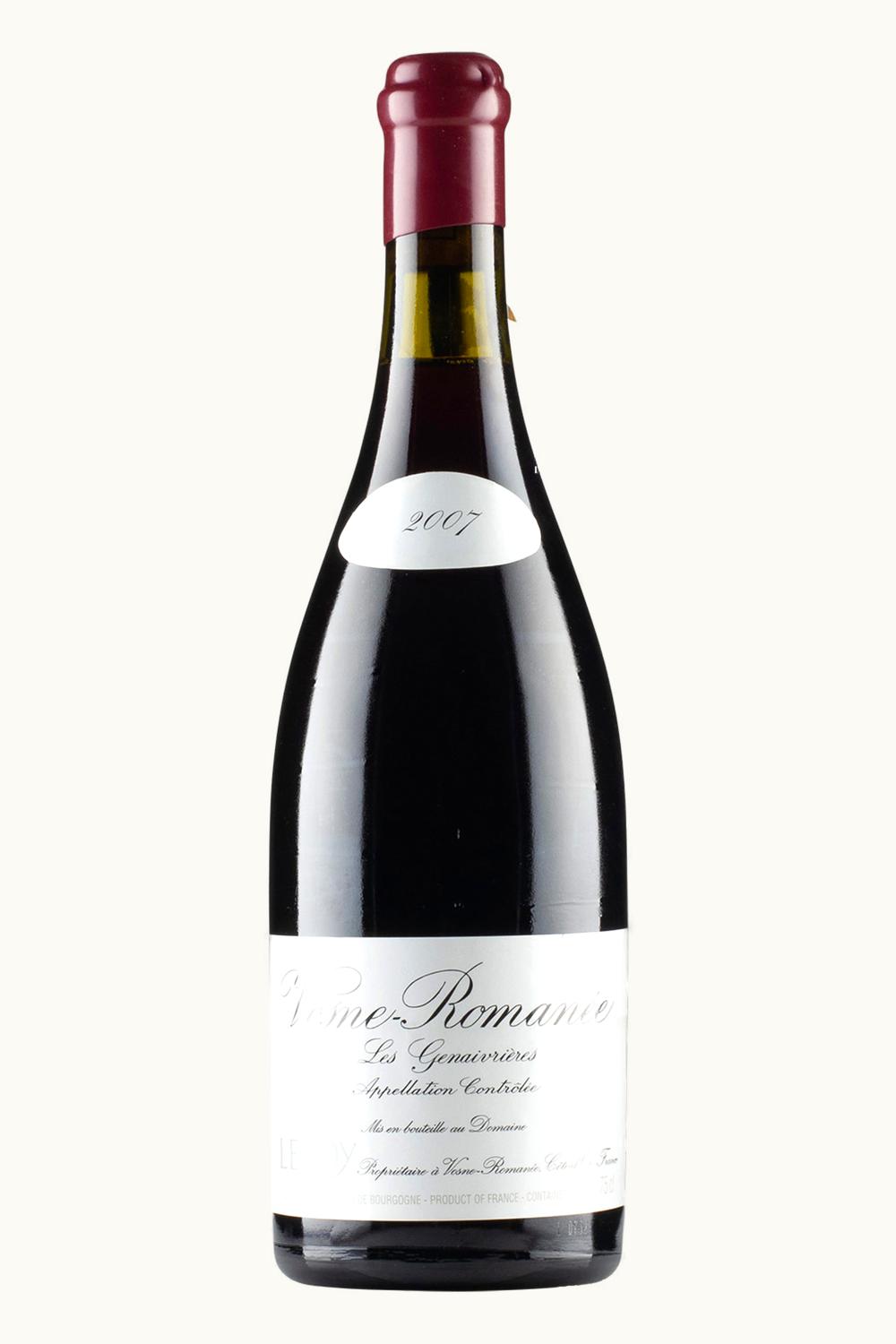 Domaine Leroy Domaine Leroy Les Genevrières Vosne-Romanée Côte de Nuit, 2007