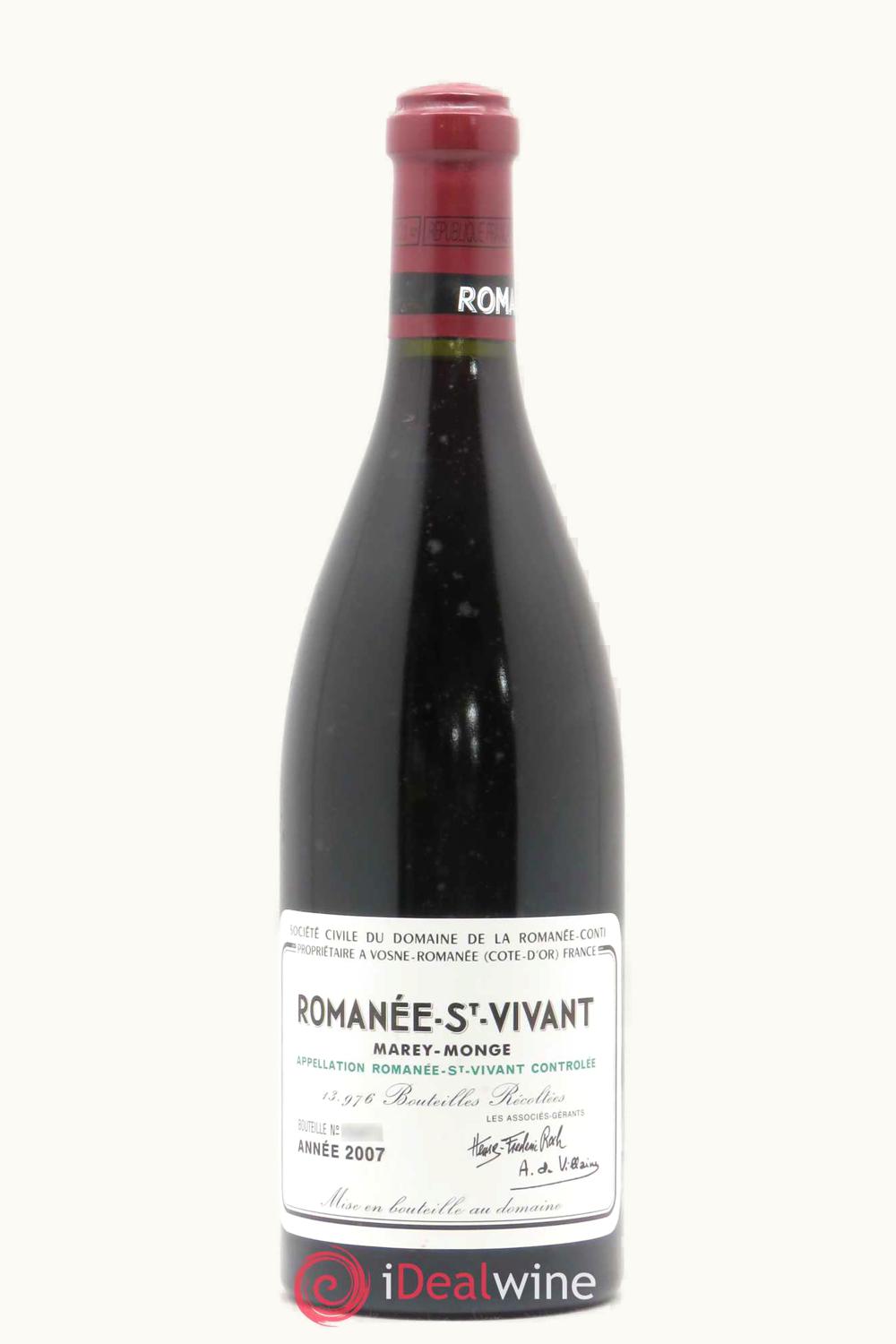 Domaine de la Romanée-Conti Domaine de la Romanée-Conti St. Vivant Grand Cru Côte de Nuit Vosne, 2007