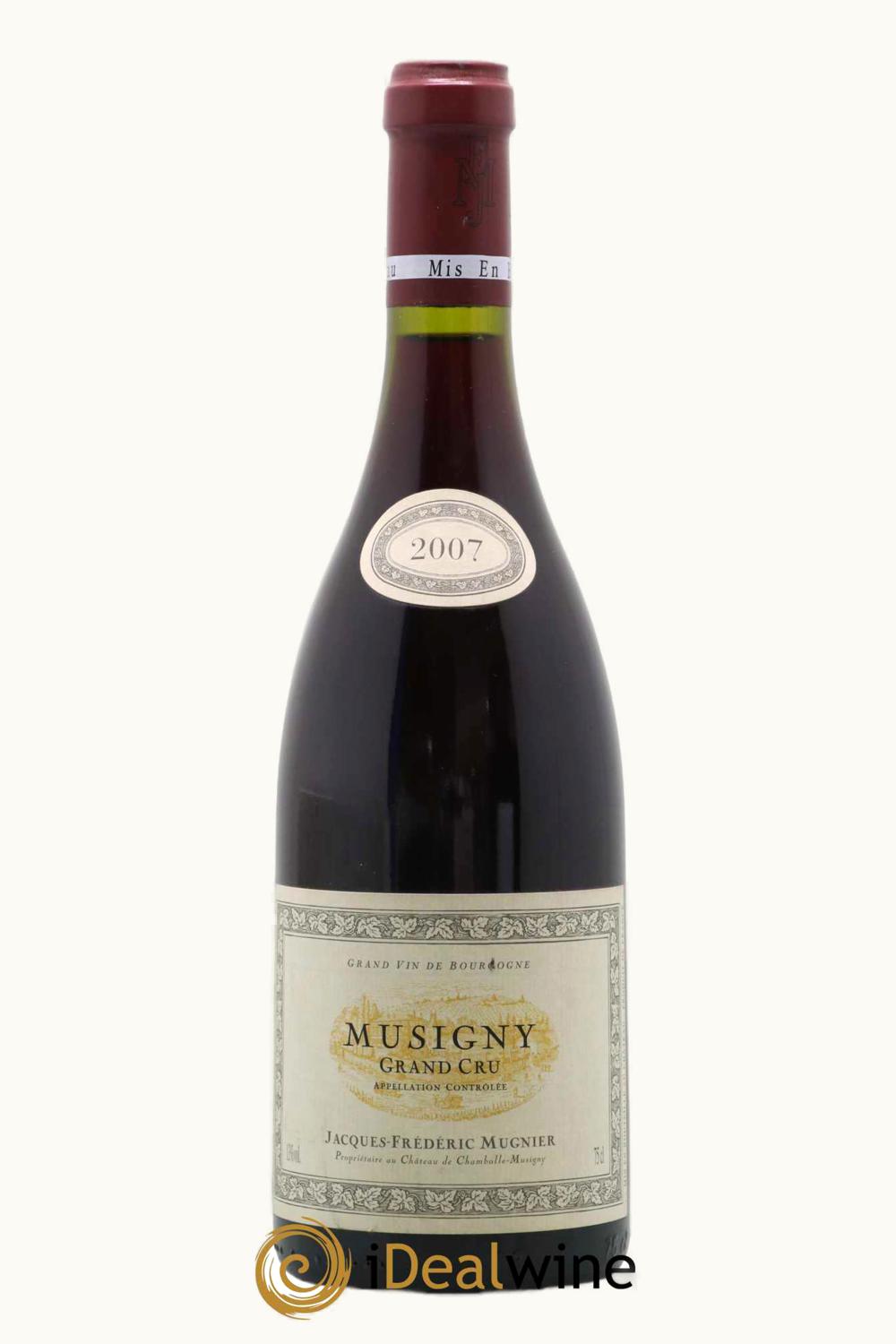 Domaine Jacques-Frédéric Mugnier Domaine Jacques-Frédéric Mugnier Grand Cru Le Musigny Chambolle Côte de Nuit, 2007
