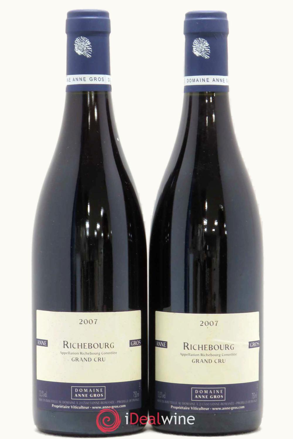 Domaine Anne Gros Domaine Anne Gros Grand Cru Richebourg Vosne-Romanée Côte de Nuit, 2007