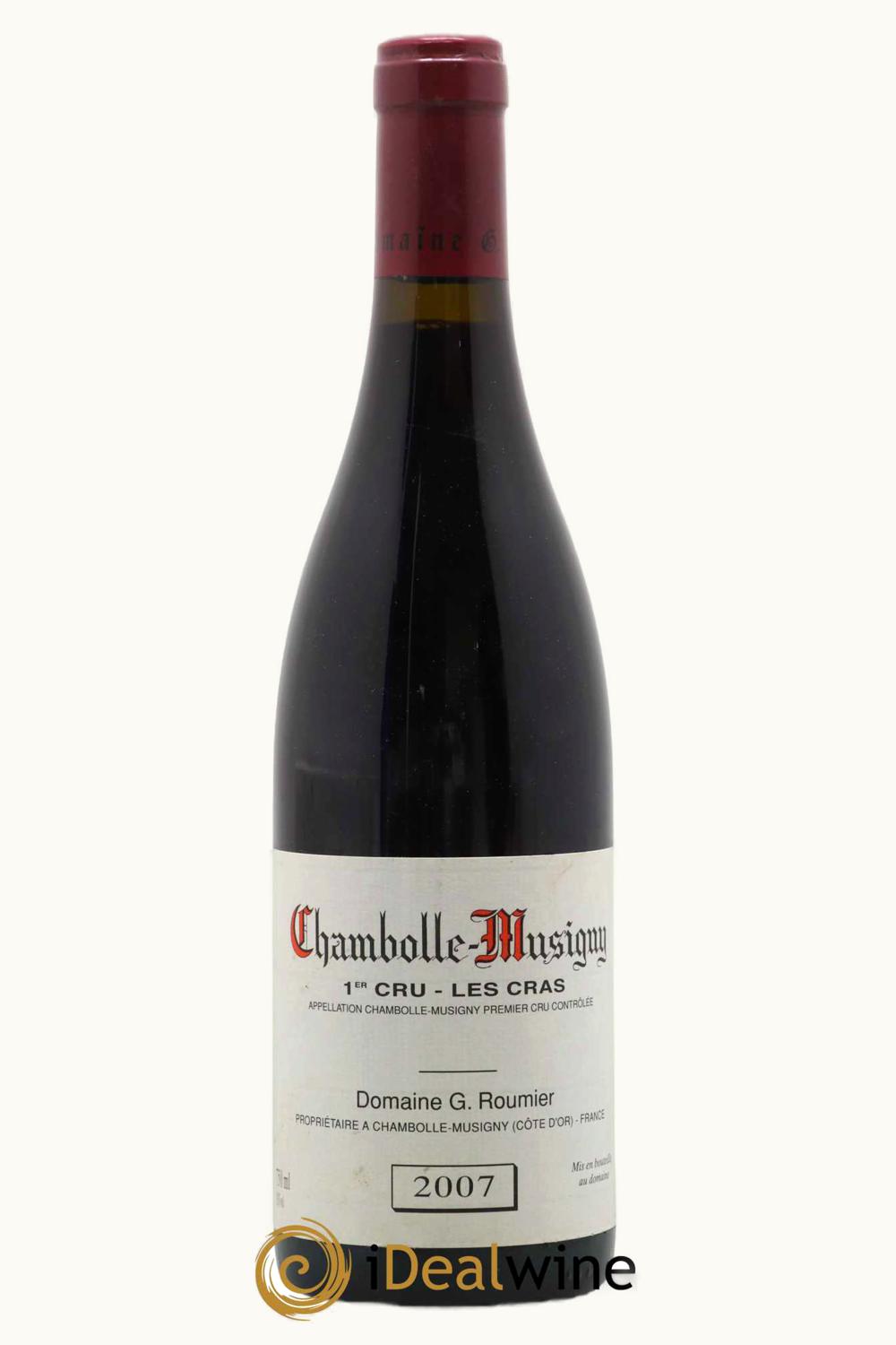 Domaine Georges Christophe Roumier Domaine Georges Christophe Roumier Les Cras Chambolle-Musigny Premier Cru Côte de Nuit, 2007